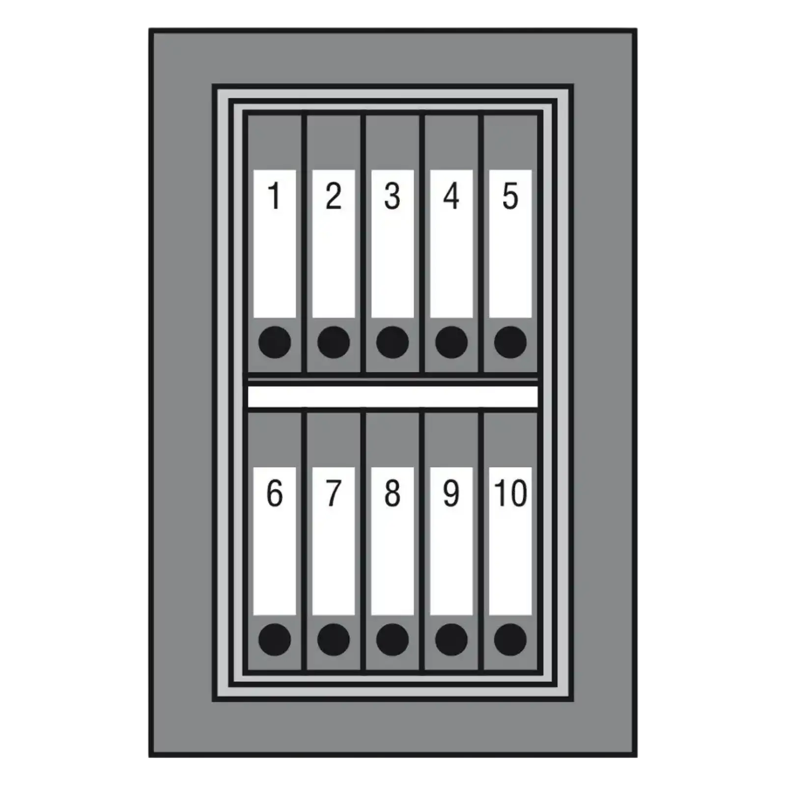 Burg Wächter Wertschutzschrank Office-Line 812 - Innenraumnutzung