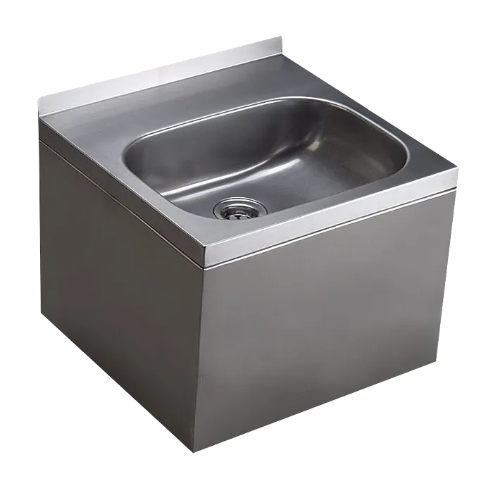 SANELA Edelstahl Handwaschbecken 40x38,5 cm