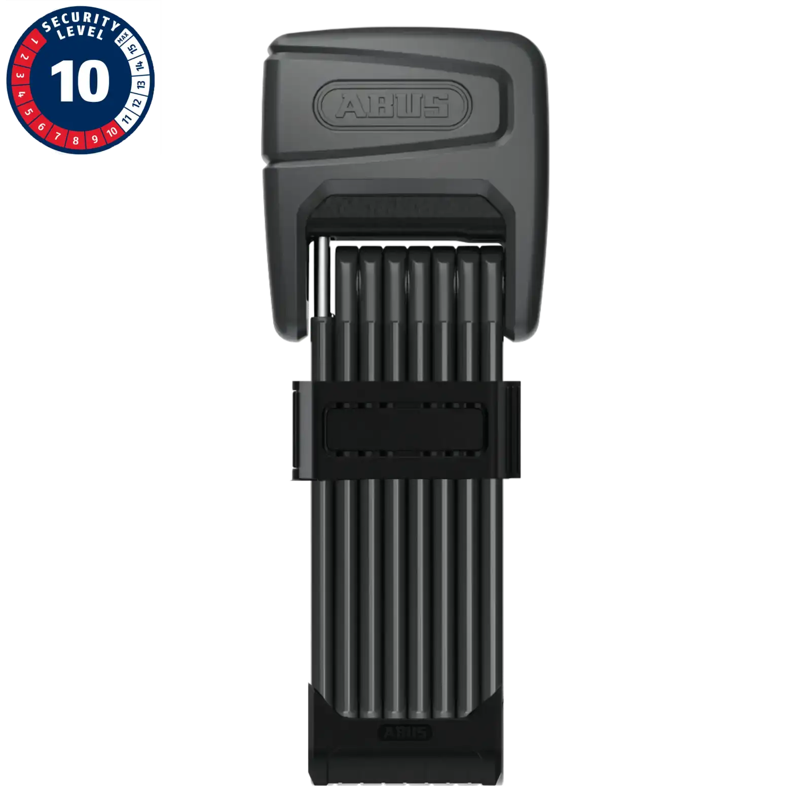 ABUS Faltschloss Bordo One 6000A SmartX mit Alarmfunktion und Schlosshalterung - 120 cm