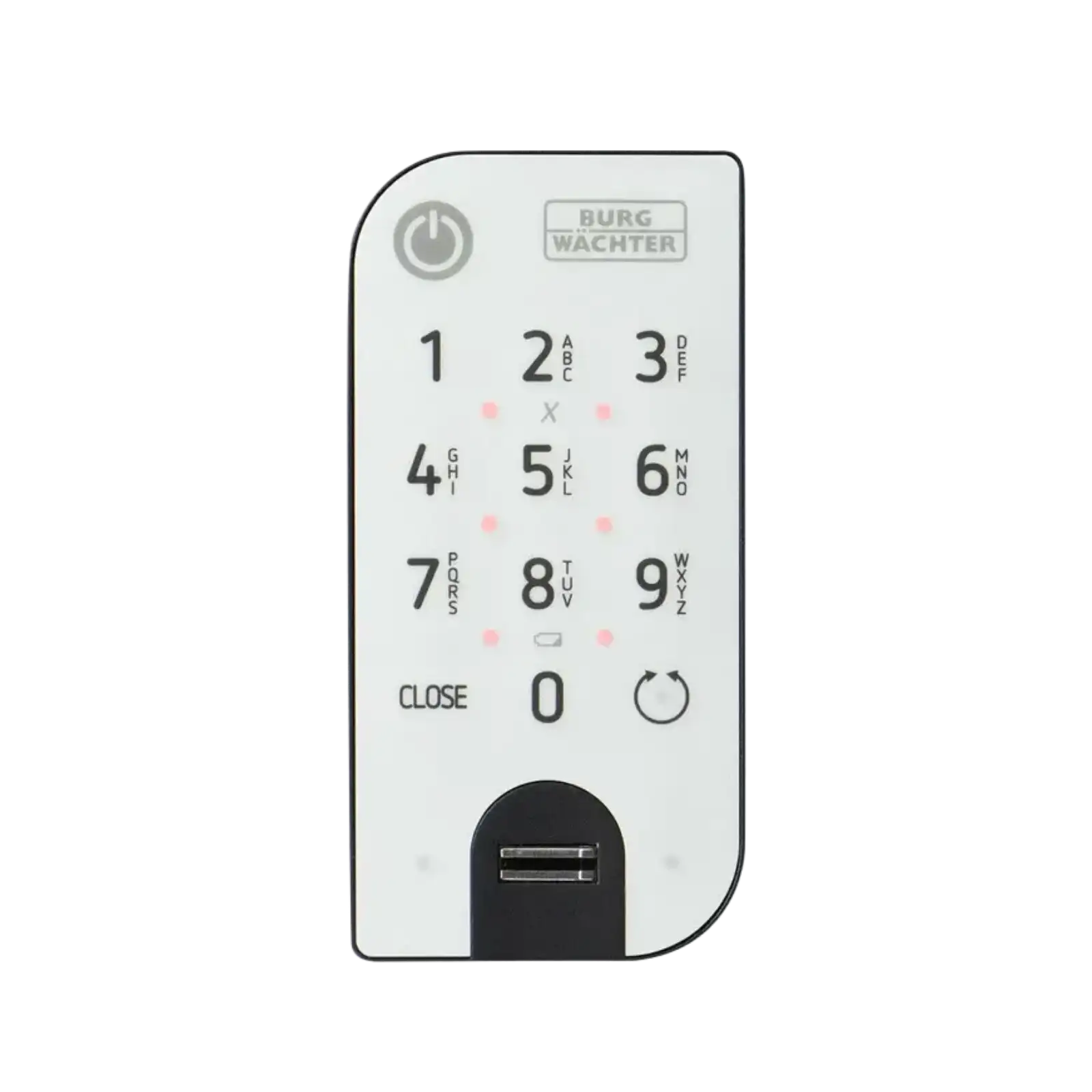 BURG WÄCHTER secuENTRY Keypad 7712 FP - beleuchtetes Bedienfeld
