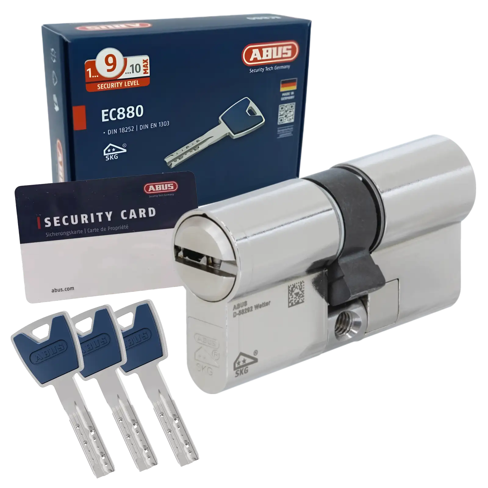 ABUS EC880 Doppelzylinder mit Freilauffunktion