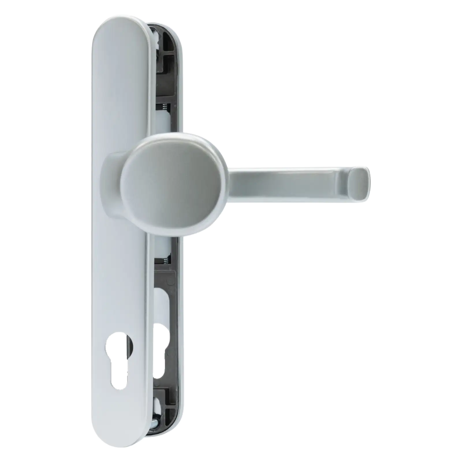 ABUS Schmalrahmenbeschlag SRG92N, 92mm, Knauf/Klinke - Aluminium