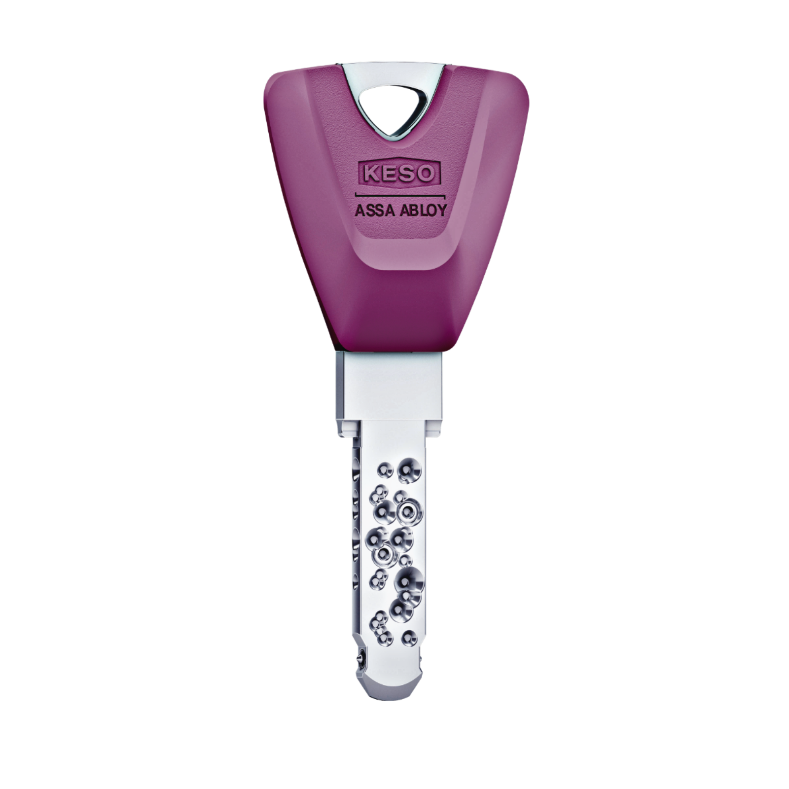 KESO 8000 Omega² Langschlüssel 80.E02 mit Farbkappe fluo berry