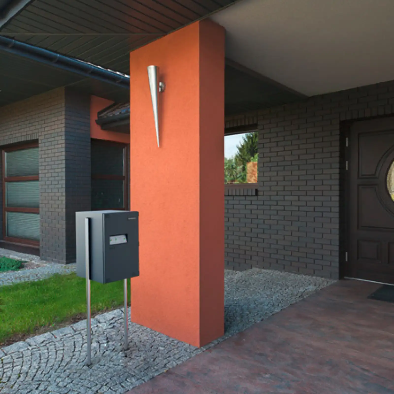BURG-WÄCHTER Paketbox eBoxx EASY - Montagebeispiel
