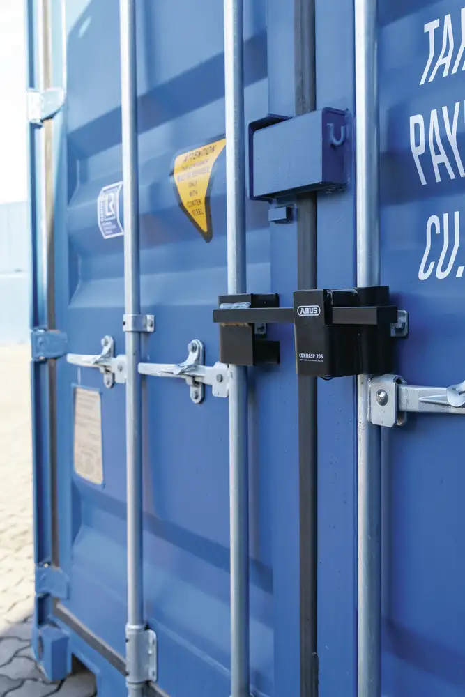 ABUS Containerschloss ConHasp 205 - Montagebeispiel 01
