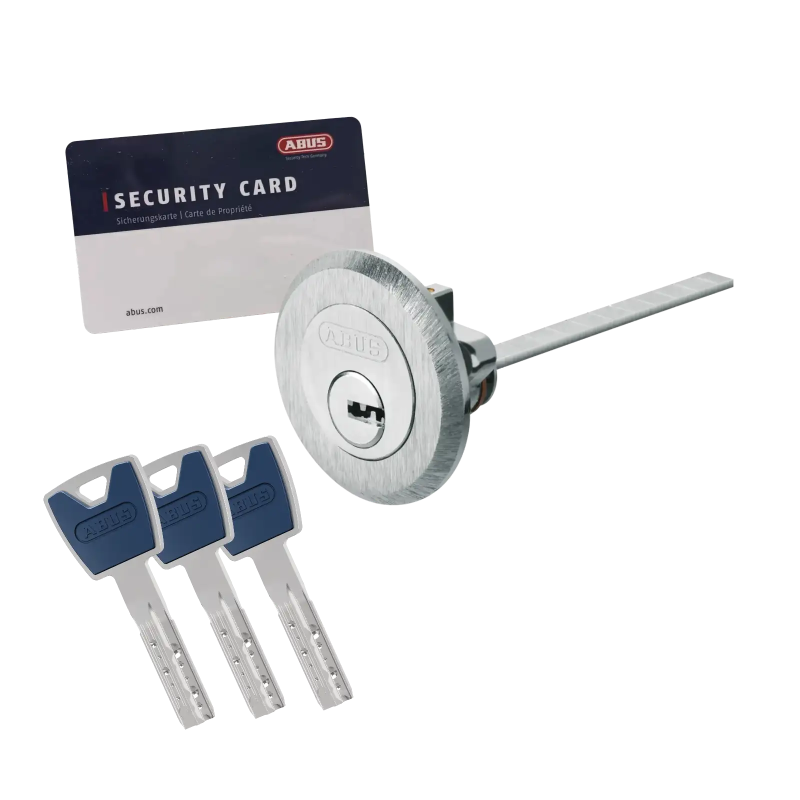 ABUS EC880 Außenzylinder mit 3 Wendeschlüsseln