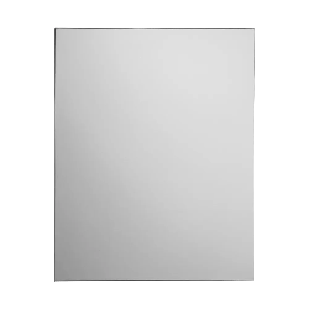 Edelstahl Spiegel 600x400x1 mm vandalensicher - zum Kleben