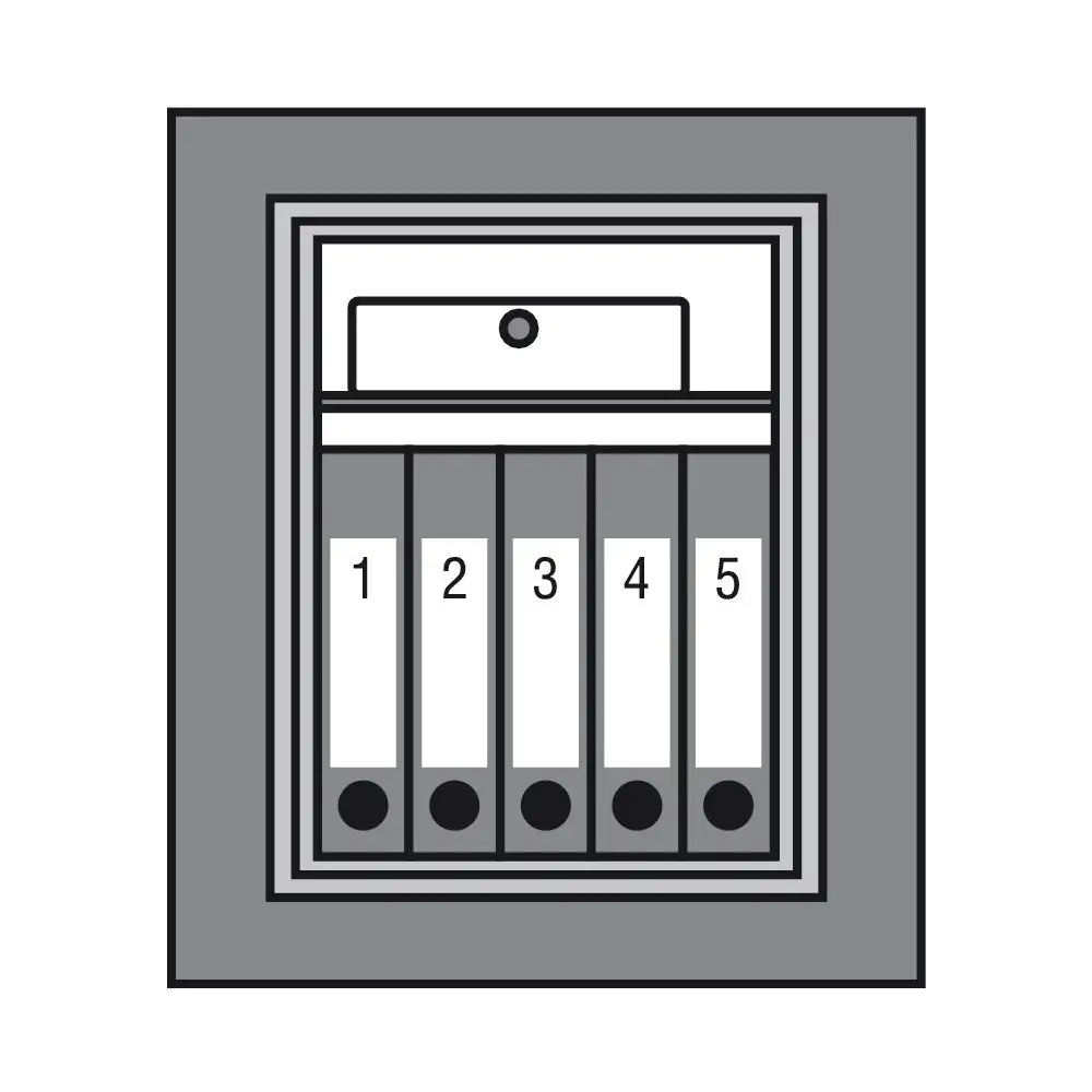 Burg Wächter Dokumentenschrank Office-Doku 821 - Innenraumnutzung