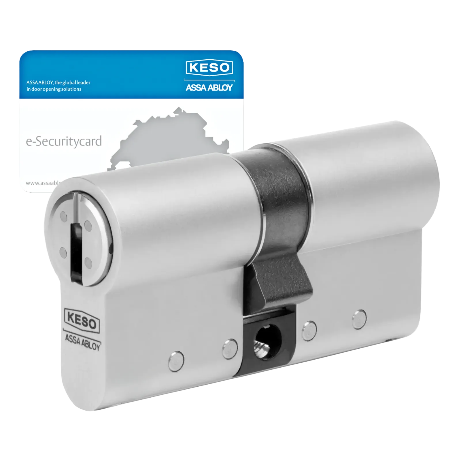 KESO 8000 Omega³ Doppelzylinder Professional mit Zieh- und Aufbohrschutz VdS BZ - 81.E15
