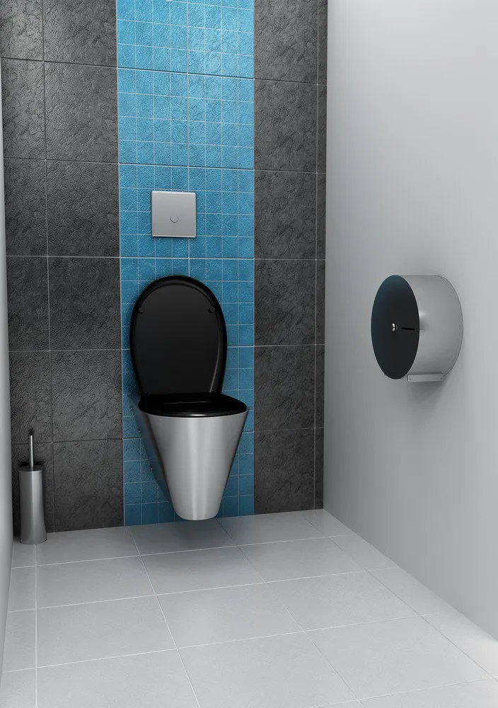 WC Drückerplatte SLW01P - Mustertoilette