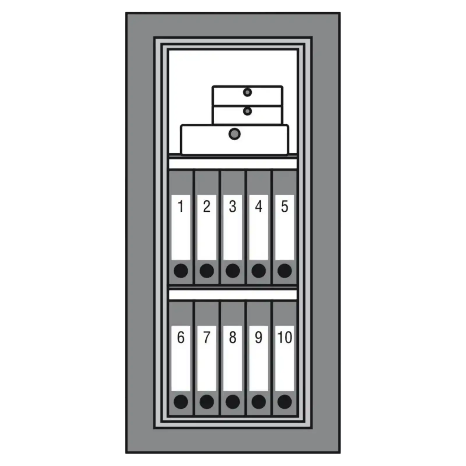 Burg Wächter Wertschutzschrank Office-Line 814 - Innenraumnutzung