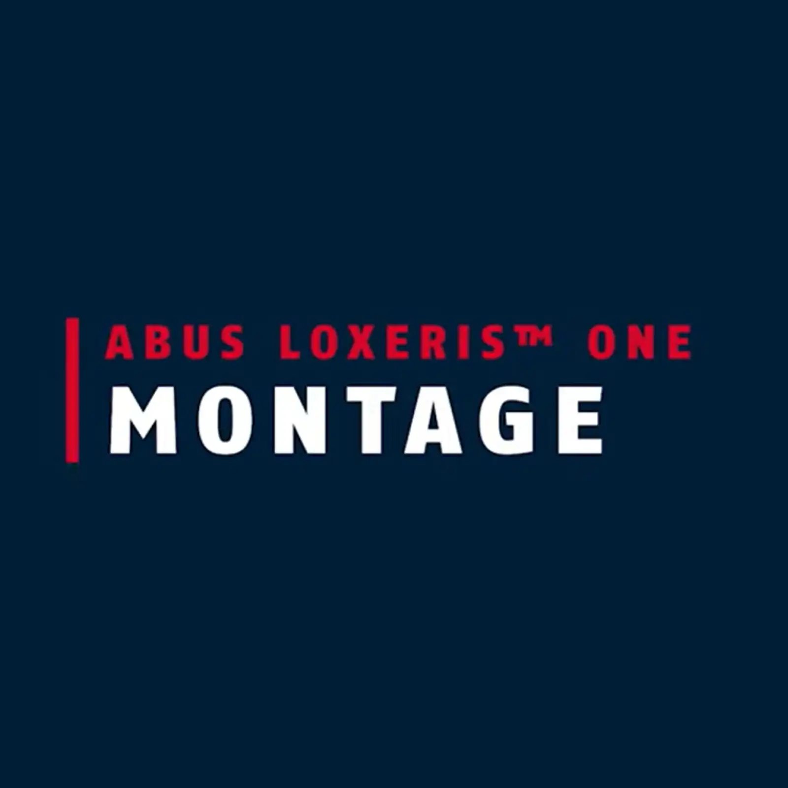 Montage ABUS Loxeris One Türschlossantrieb CFA4100