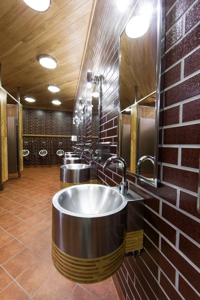 SANELA Edelstahl Handwaschbecken SLUN17 - Mustertoilette