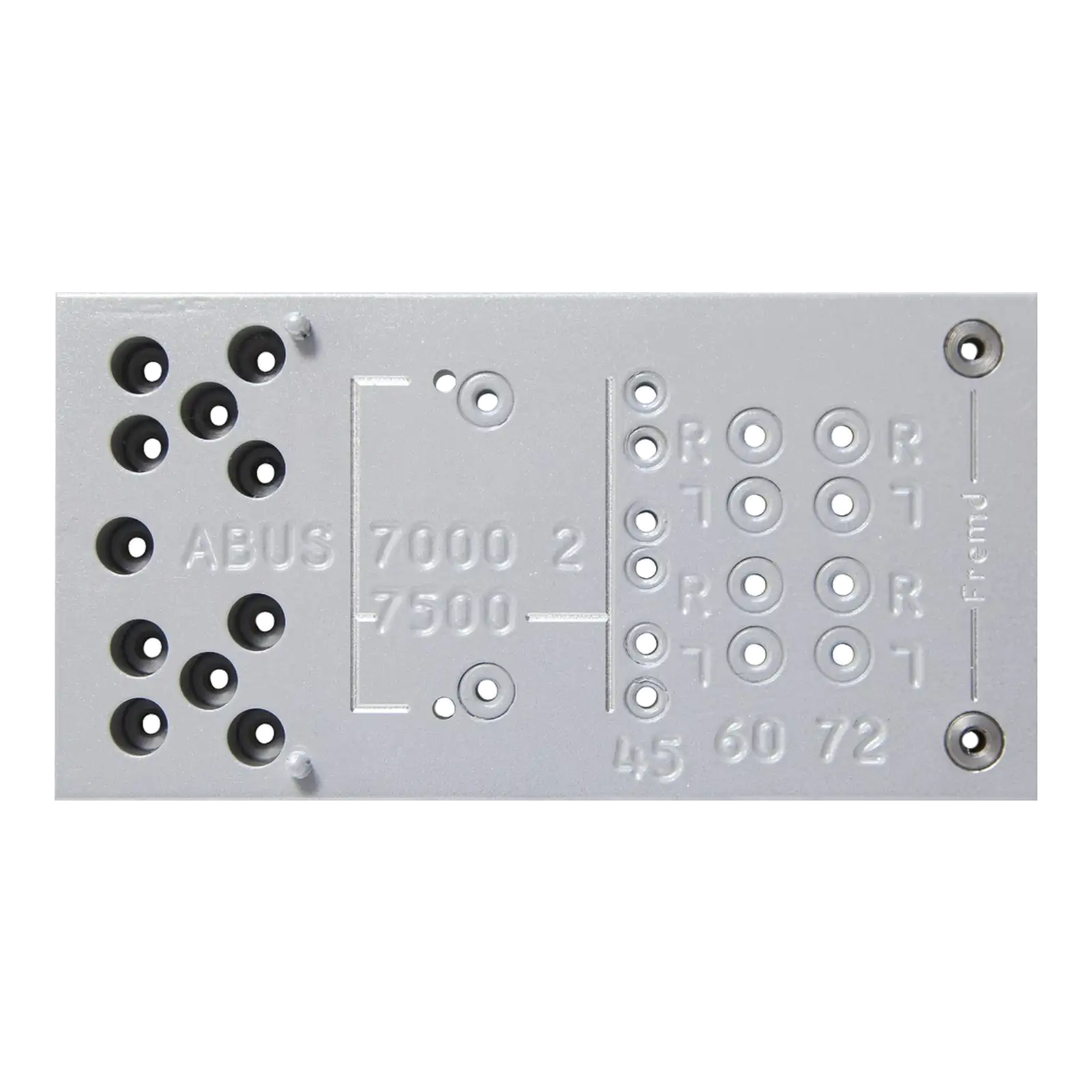 ABUS Bohrschablone für Tür-Zusatzschlösser 70xx und 75xx