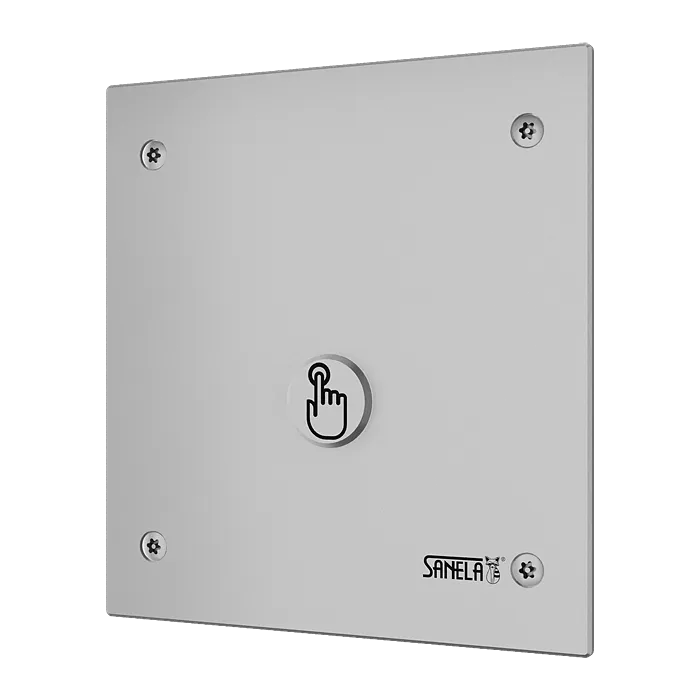 SANELA Unterputz Duscharmatur SLS01PA mit Piezo-Taster, vandalensicher - 24 V Netzbetrieb