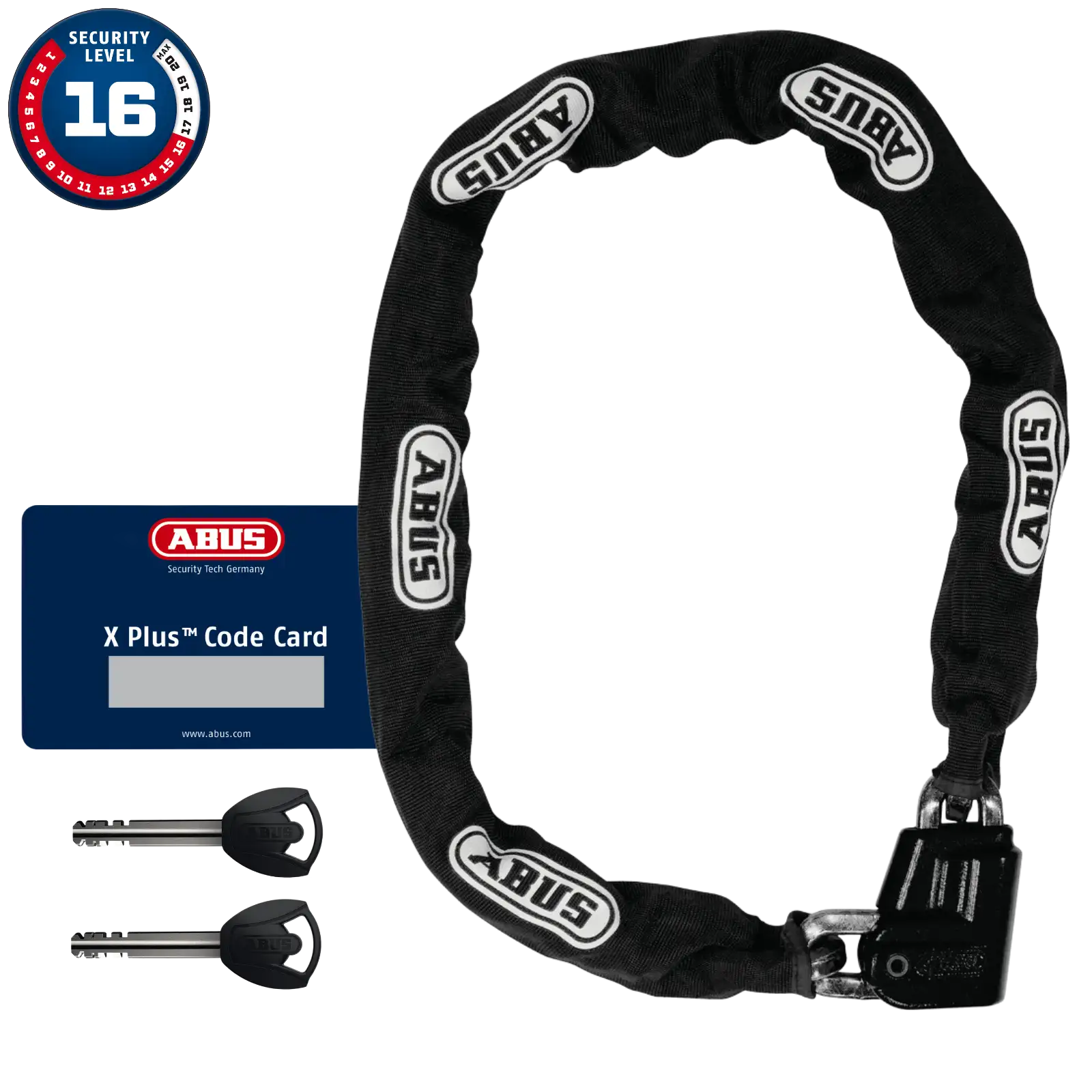ABUS Kettenschloss 1190 BK XPlus