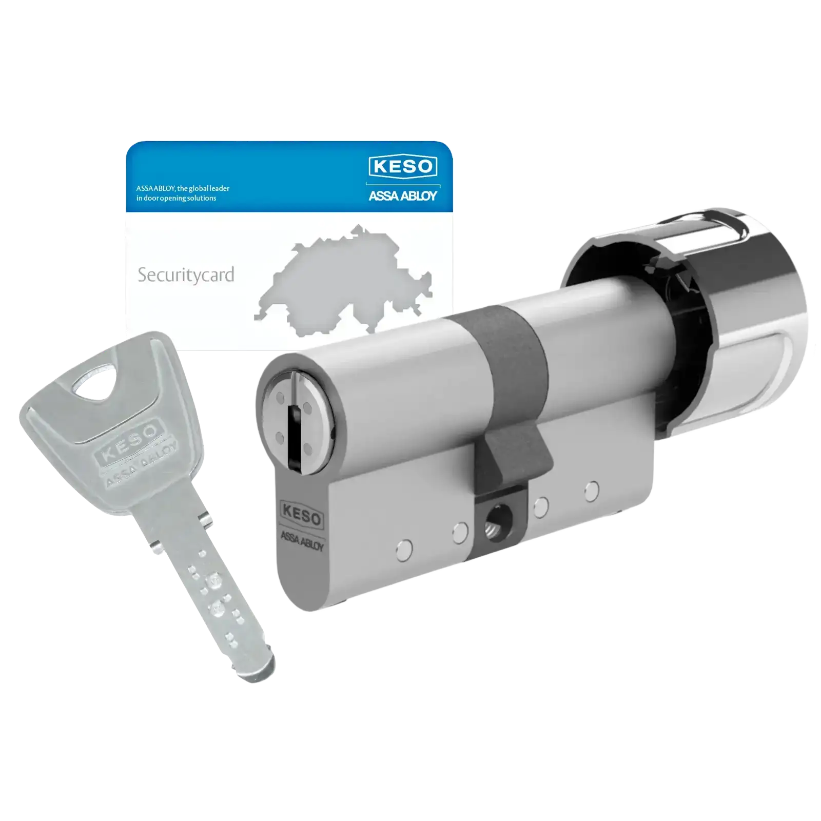 KESO 8000 Omega2 Knaufzylinder Professional mit Zieh- und Bohrschutz VdS BZ