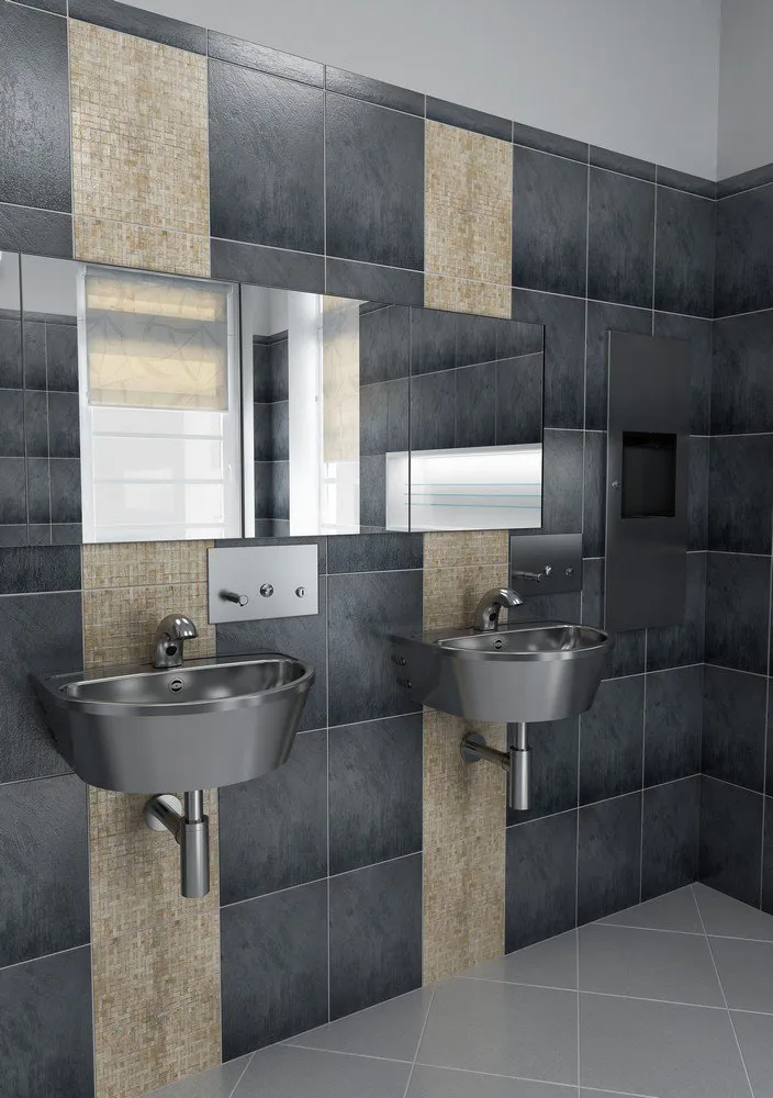 SANELA Edelstahl Handwaschbecken SLUN01 - Musterwaschraum 01