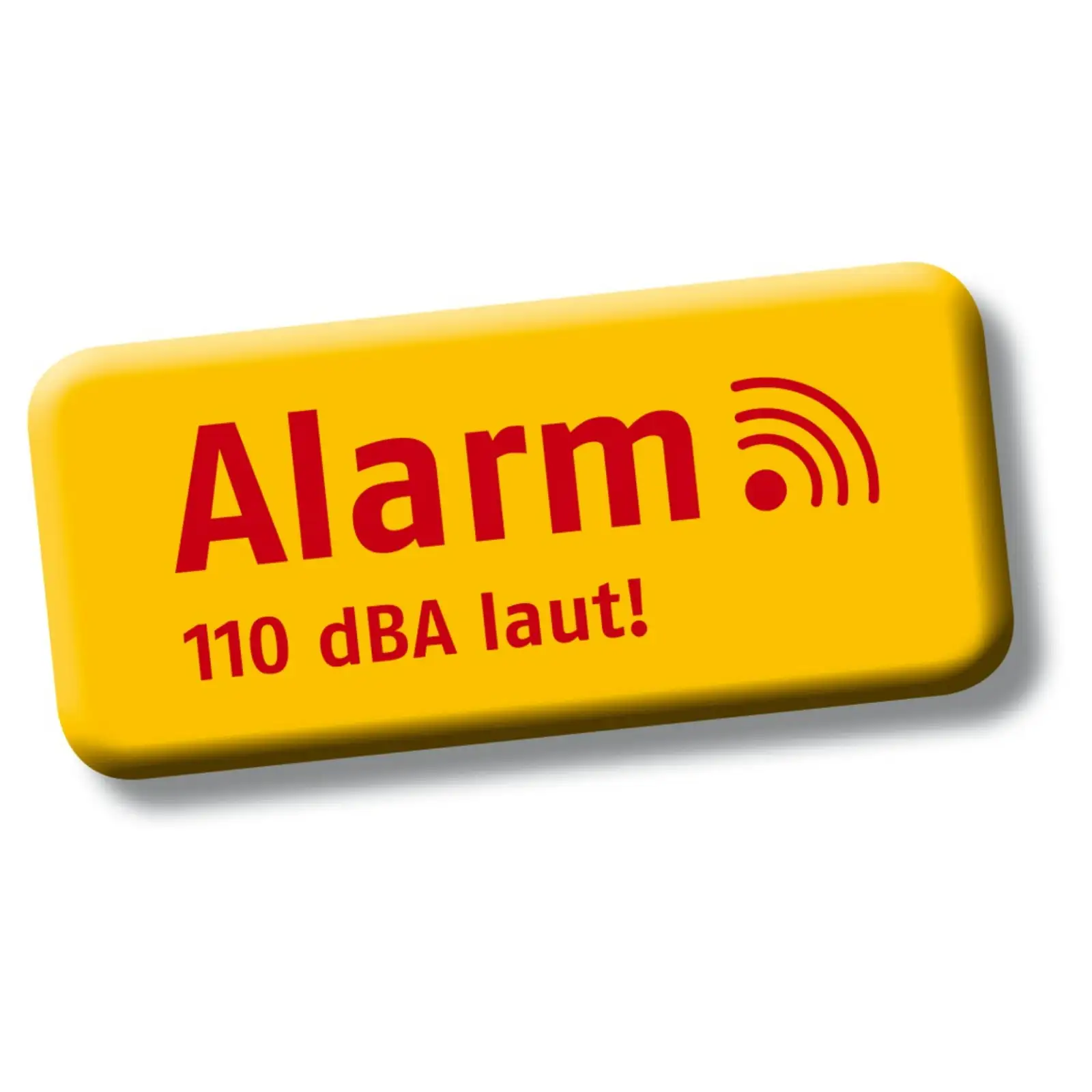 Alarmlautstärke 110 dB(A)