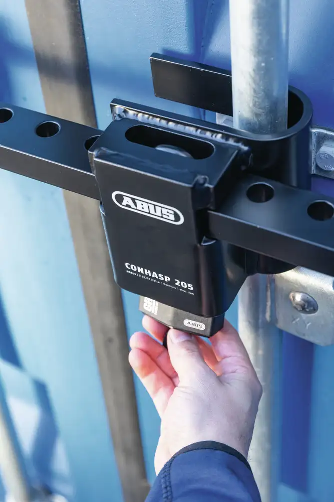 ABUS Containerschloss ConHasp 205 - Anwendungsbeispiel