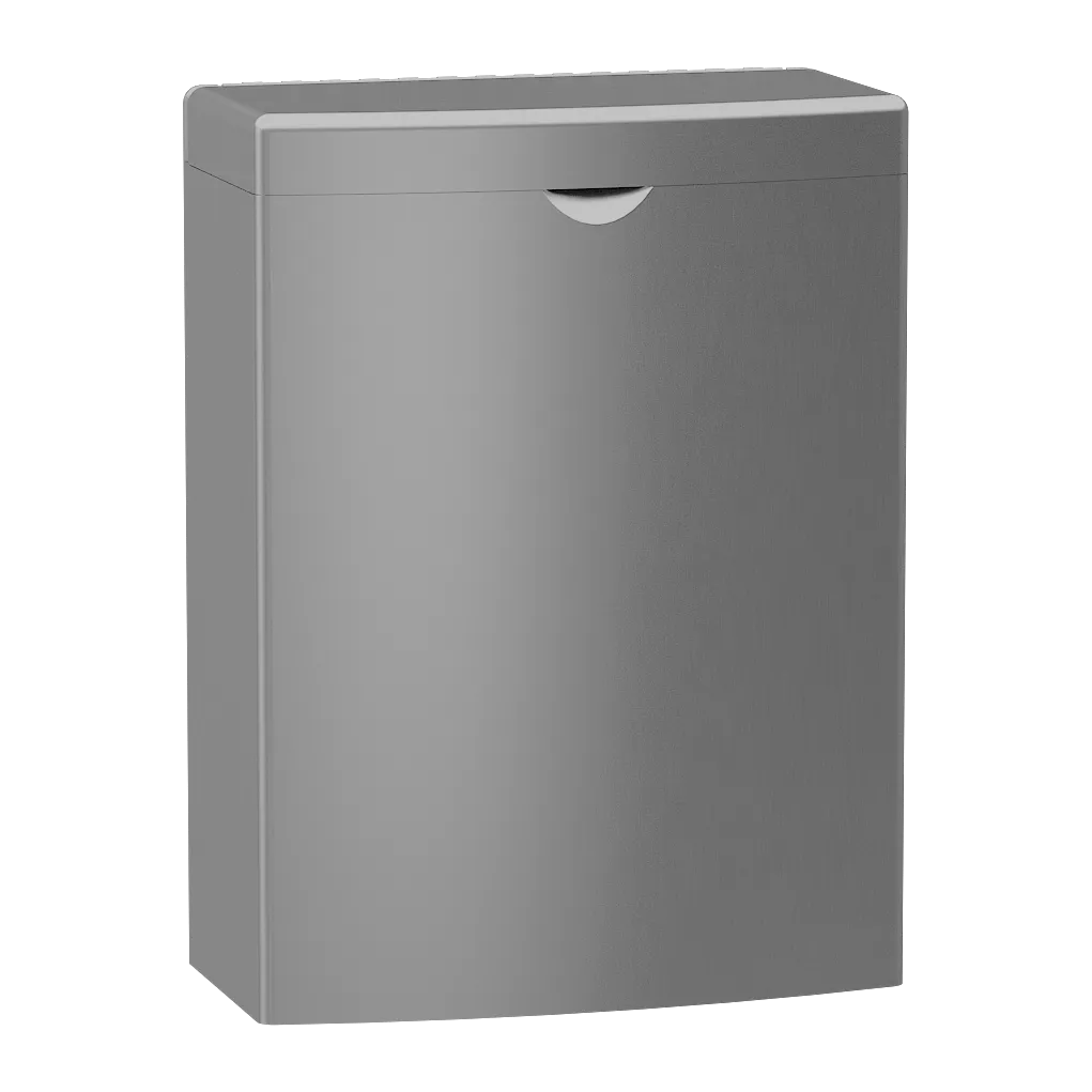 Edelstahl Hygieneabfallbehälter mit Deckel, 4 Liter