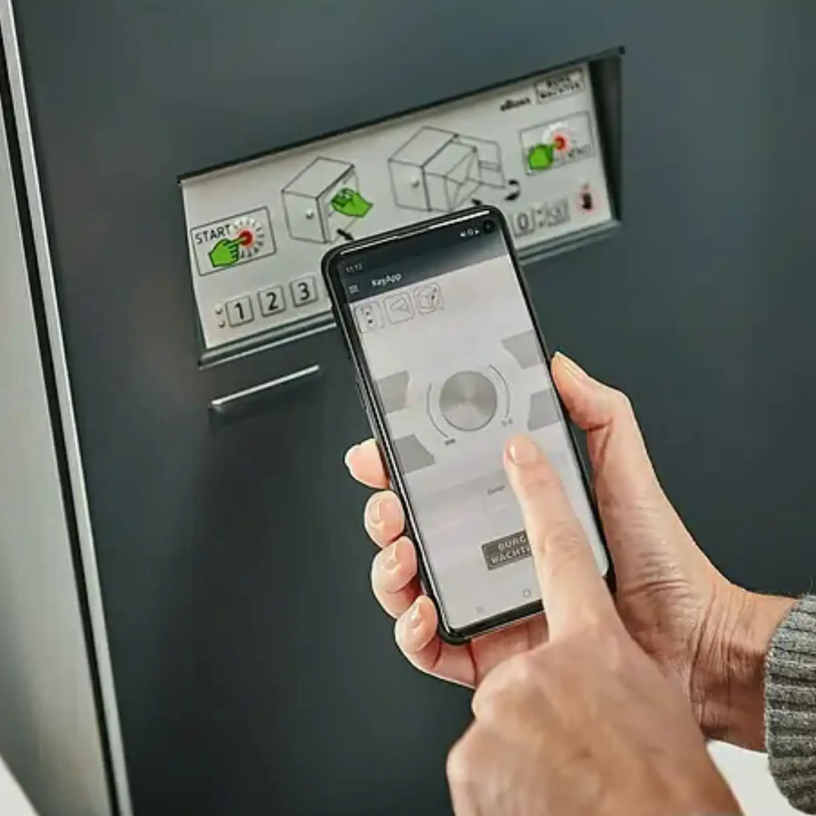 BURG-WÄCHTER Paketbox eBoxx EASY - Öffnung per Smartphone App