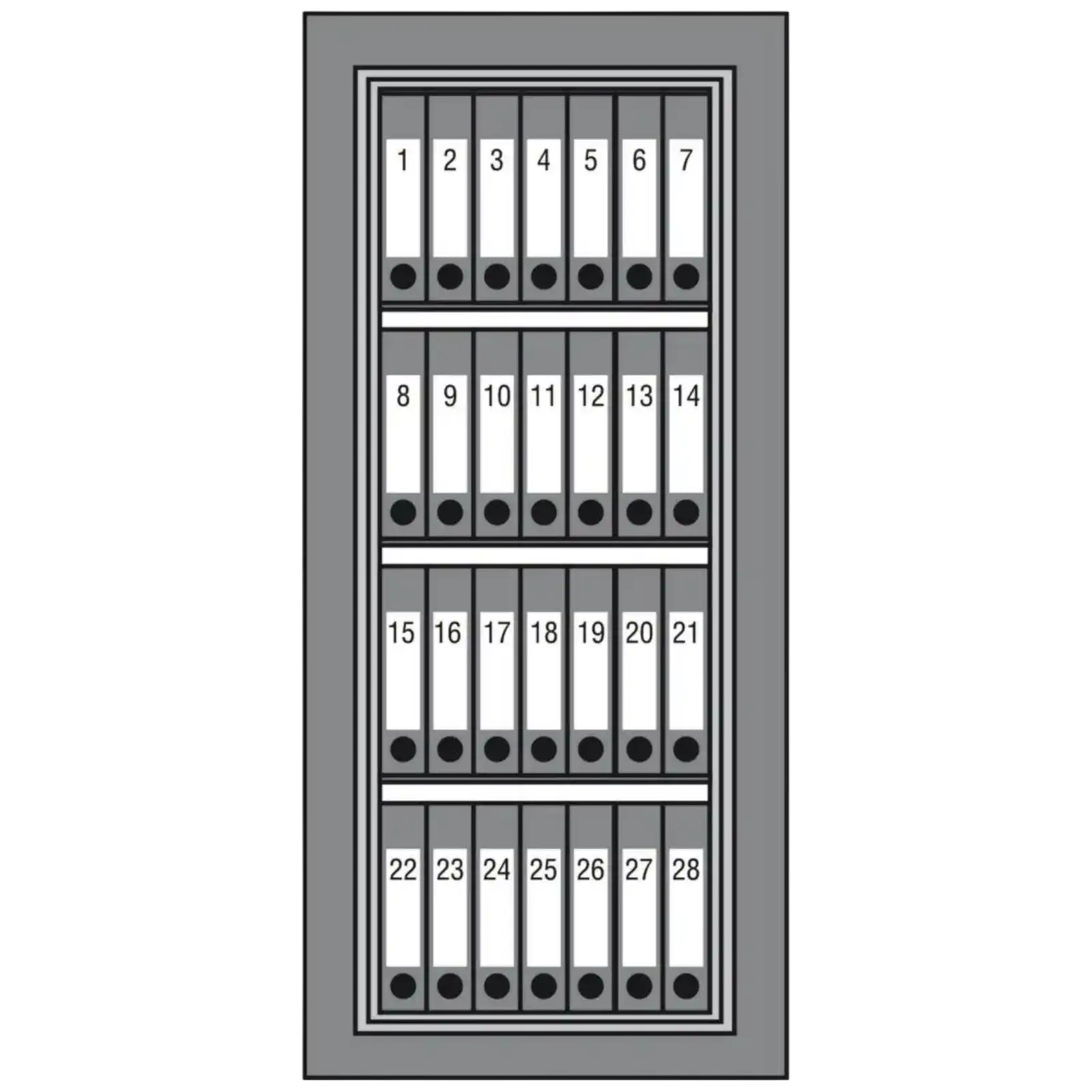 Burg Wächter Wertschutzschrank Office-Line 826 - Innenraumnutzung