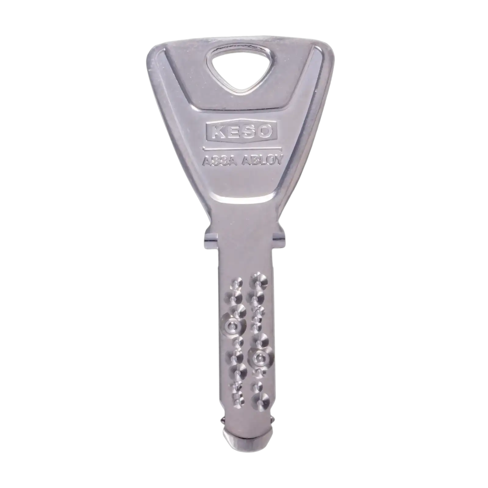KESO 8000 Omega Trapezschlüssel 80.B01 in Silber ohne Farbkappe