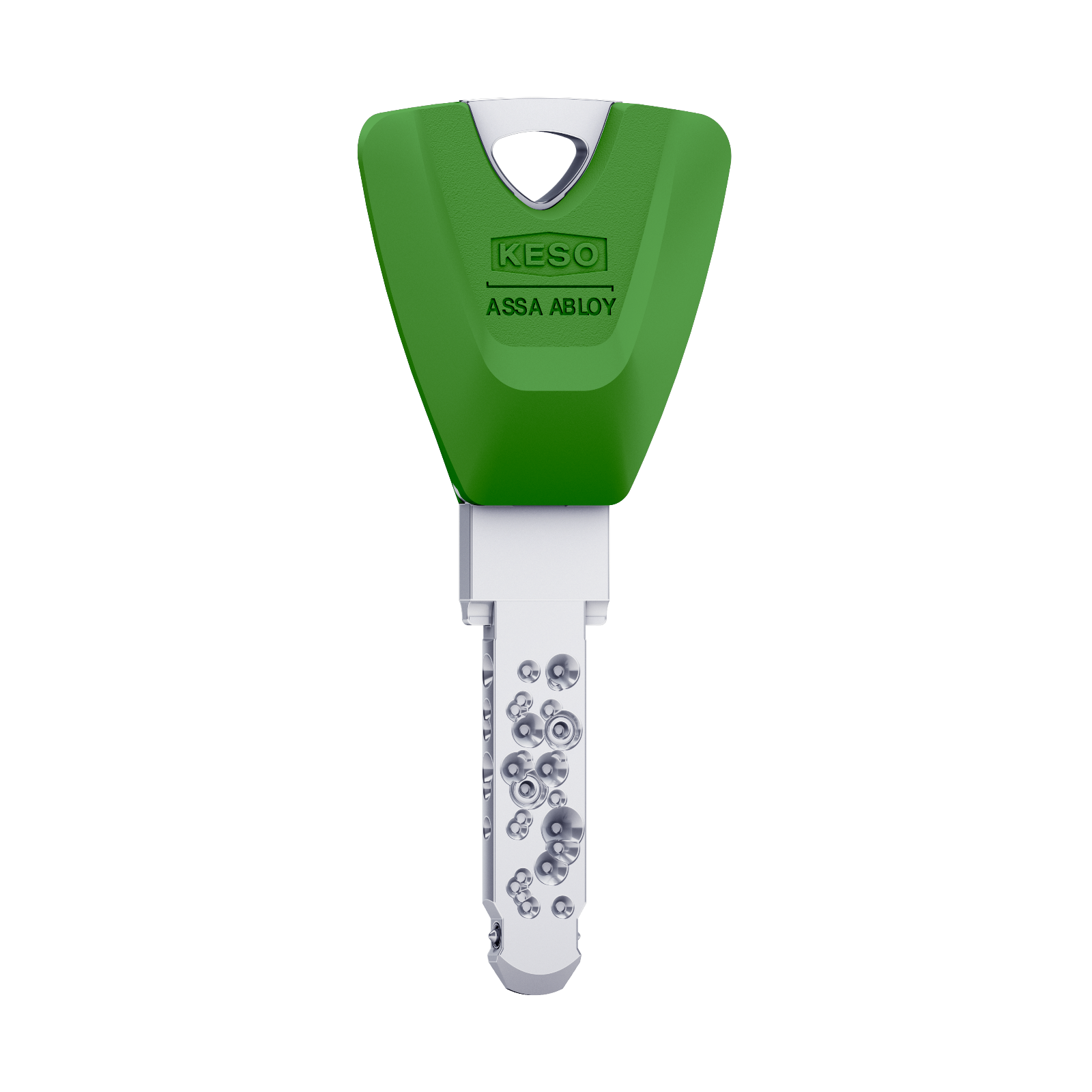 KESO 8000 Omega² Langschlüssel 80.E02 mit Farbkappe fluo green
