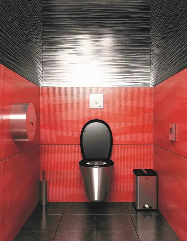 SANELA Edelstahl Toilette SLWN04 - Mustertoilette 01