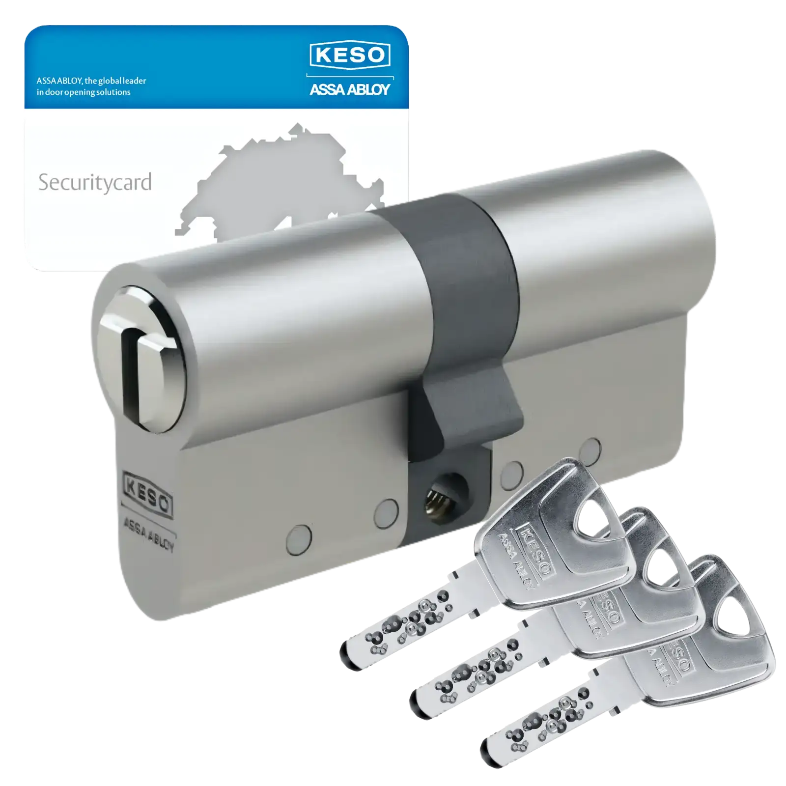 KESO 6000FP2 Doppelzylinder mit drei Schlüsseln