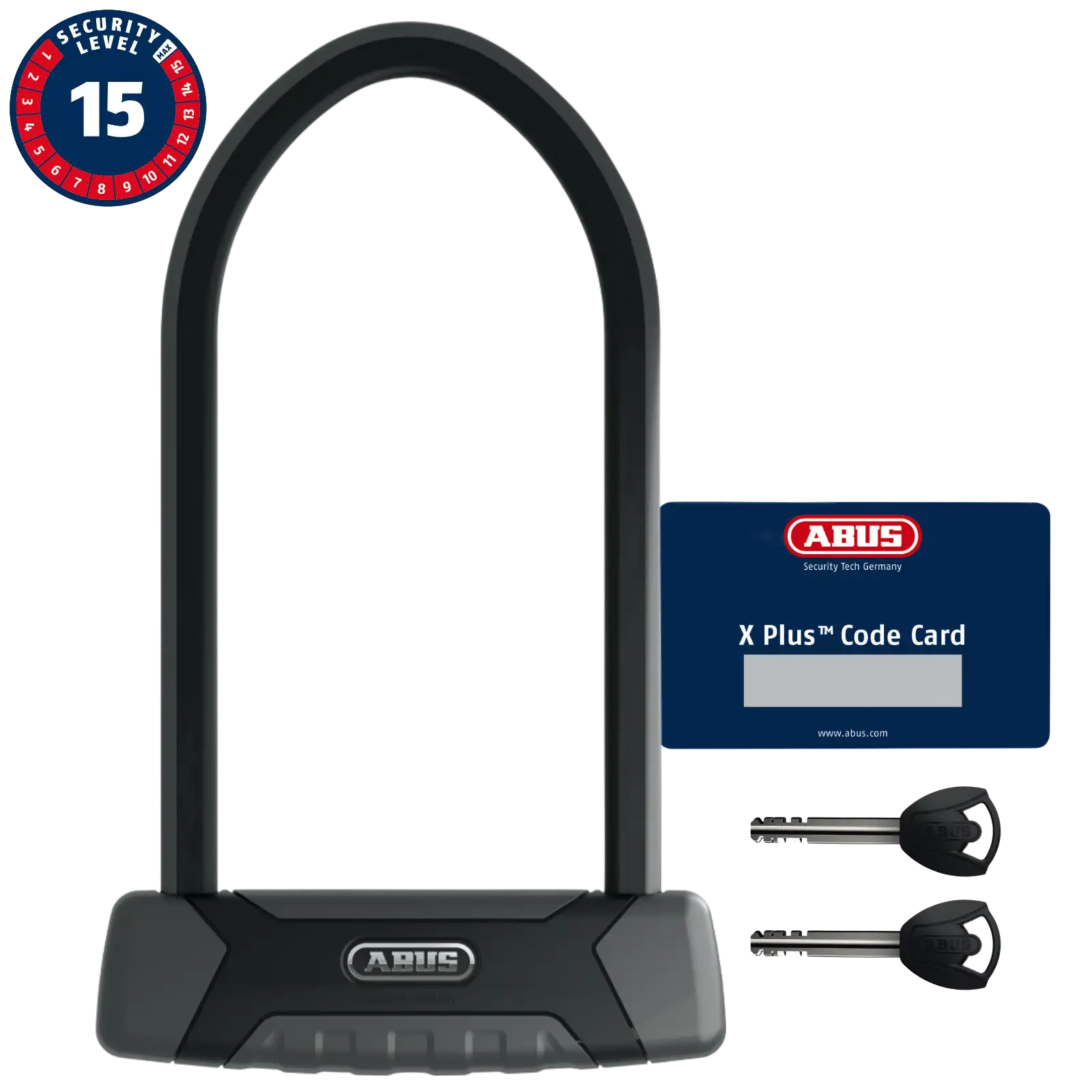 ABUS Bügelschloss Granit XPlus 540/160 - Sicherheitslevel 15