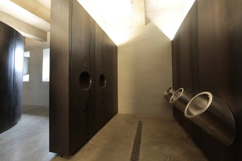 Urinal Edelstahl SLPN06 - Mustertoilette 02