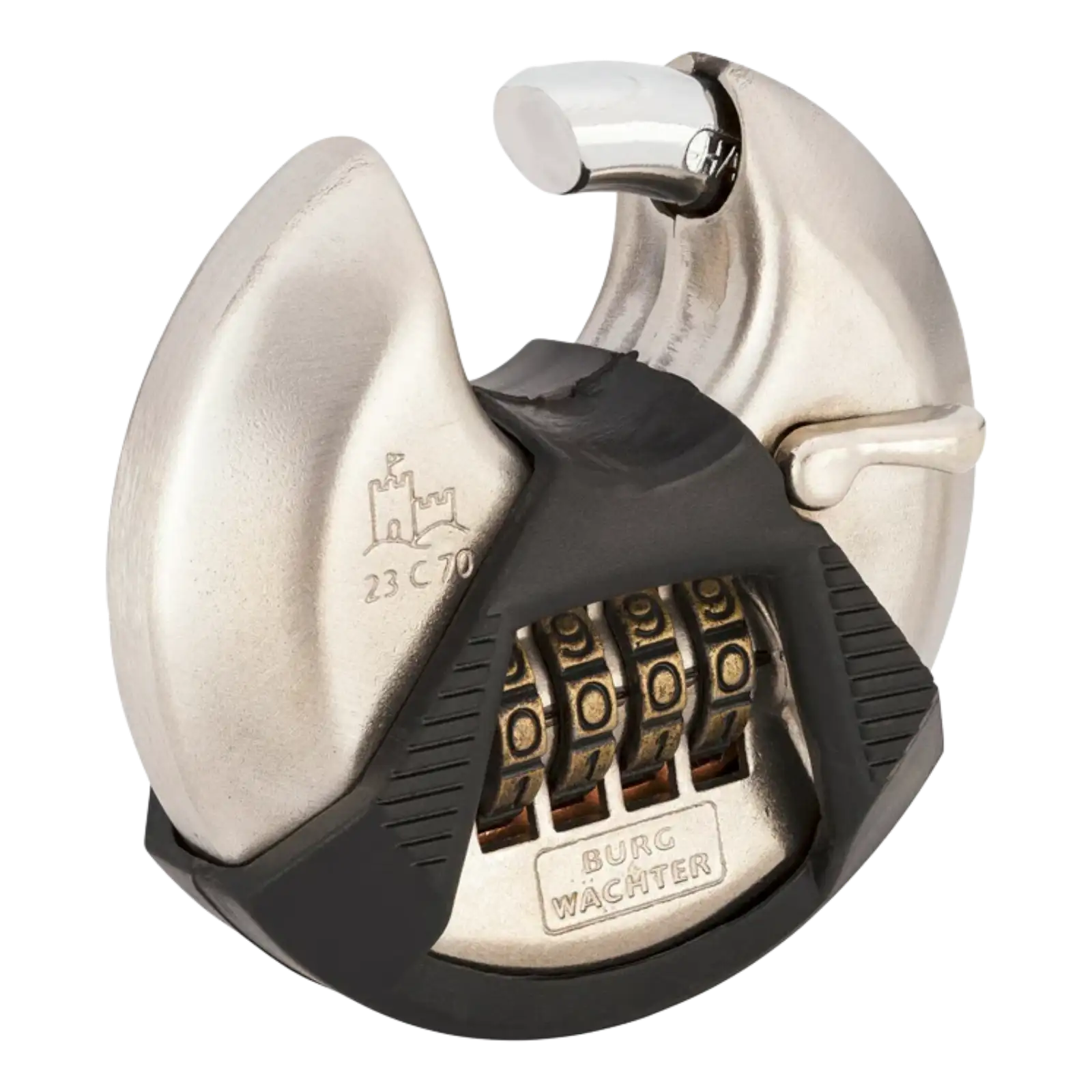 Burg Wächter Zahlen-Diskusvorhangschloss Circle 23C70 - Seitenansicht