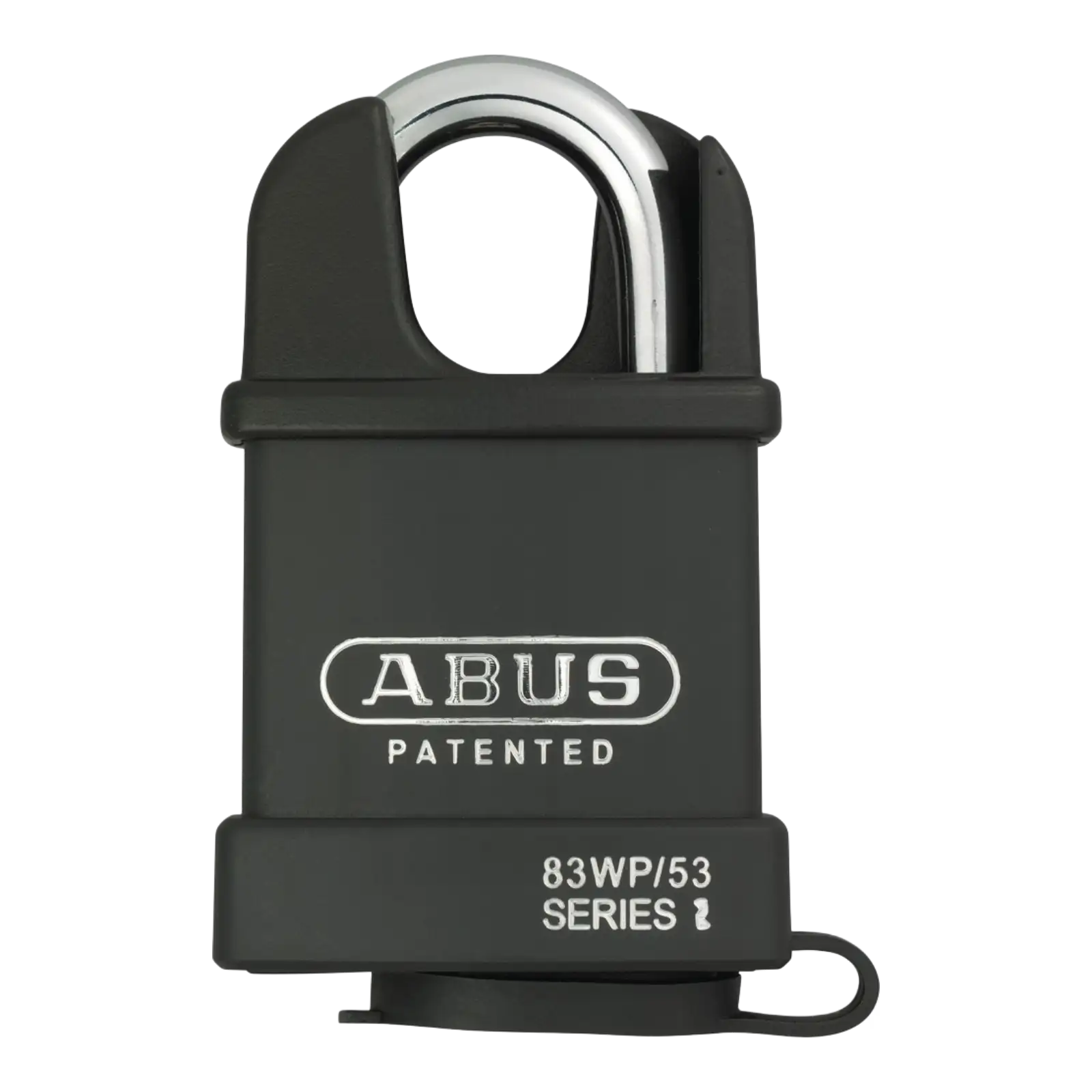 ABUS Vorhängeschloss Extreme 83WPCS/53 EC550 mit Bügelschutz- Rückseite