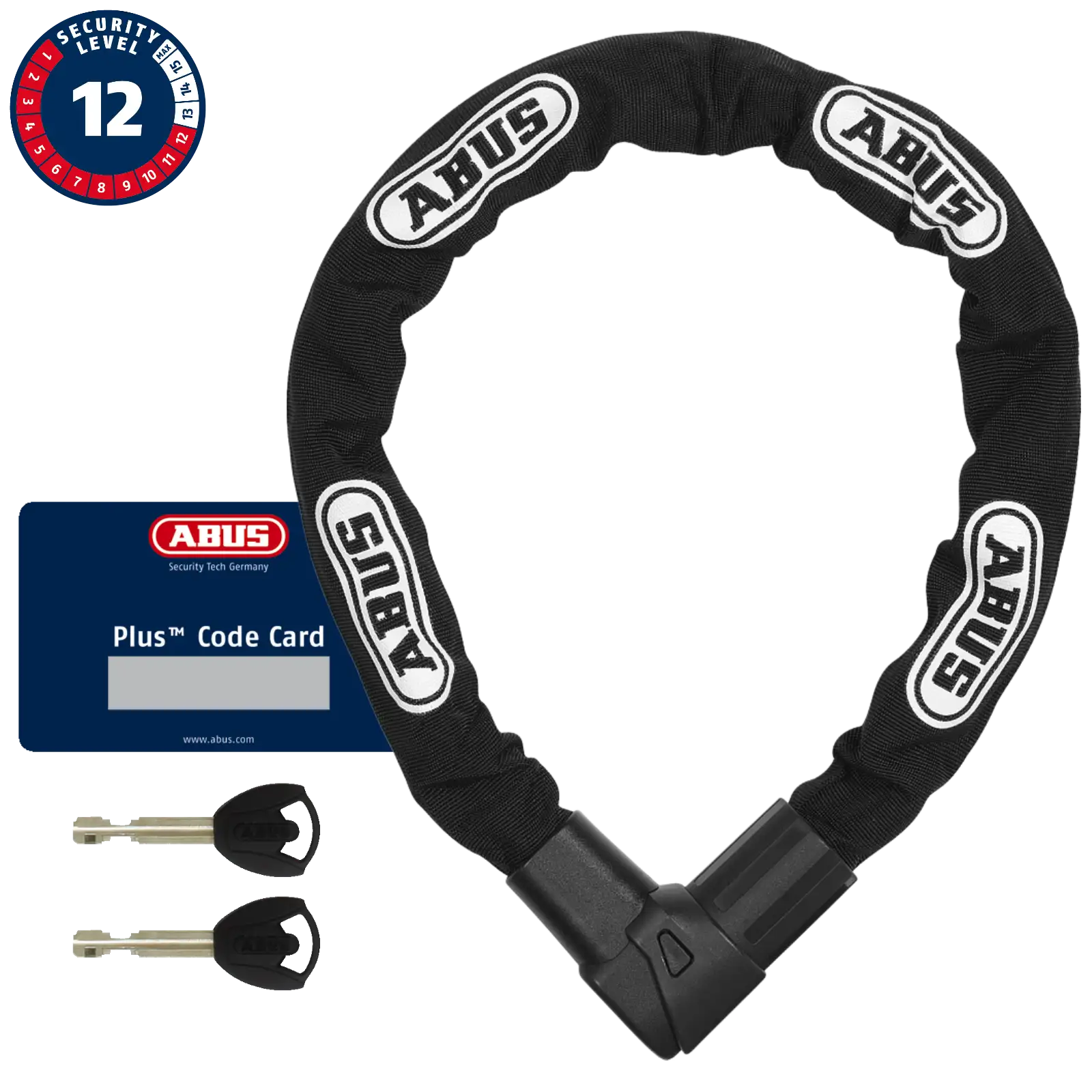 ABUS Kettenschloss CityChain 1010 - 85 cm