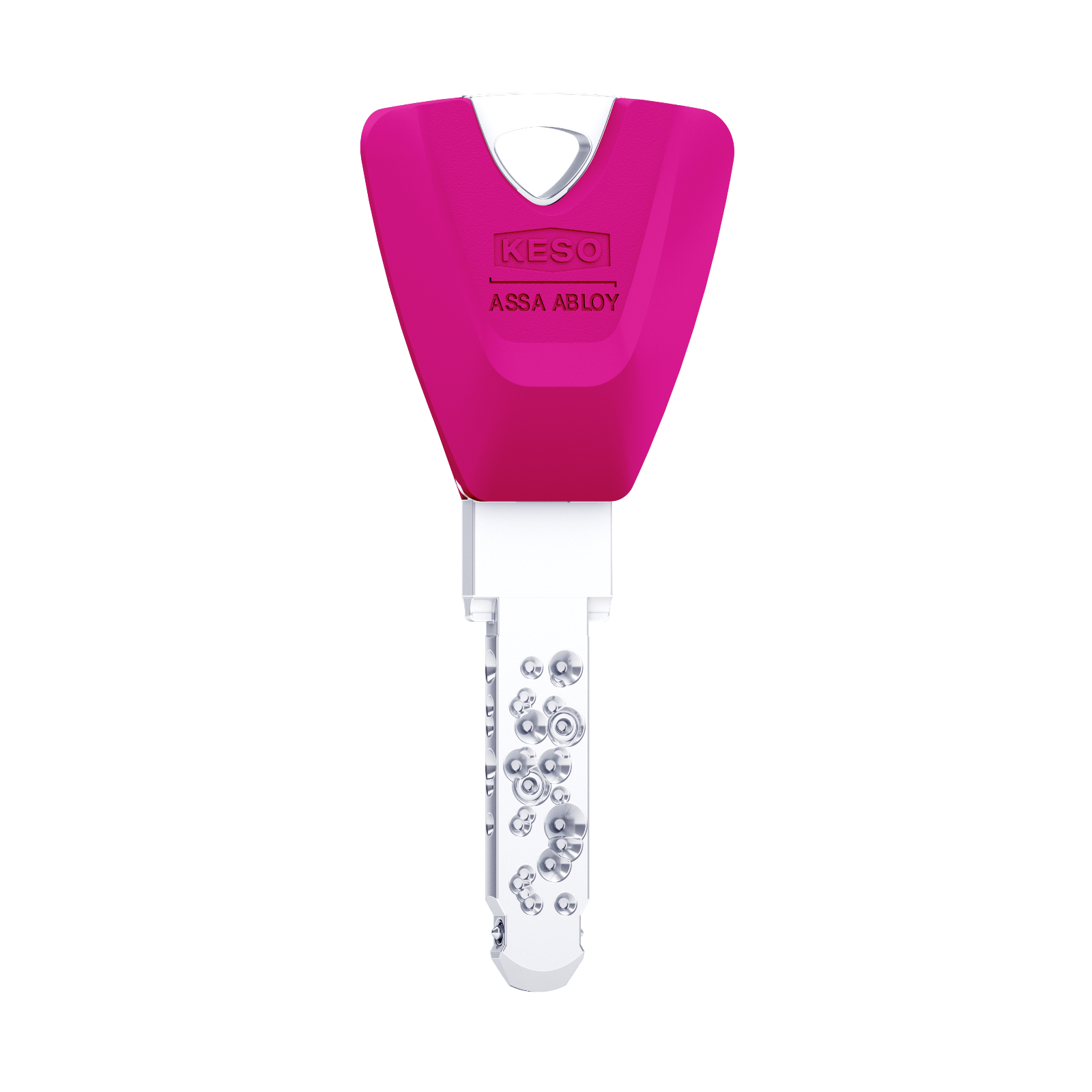 KESO 8000 Omega² Langschlüssel 80.E02 mit Farbkappe fluo berry