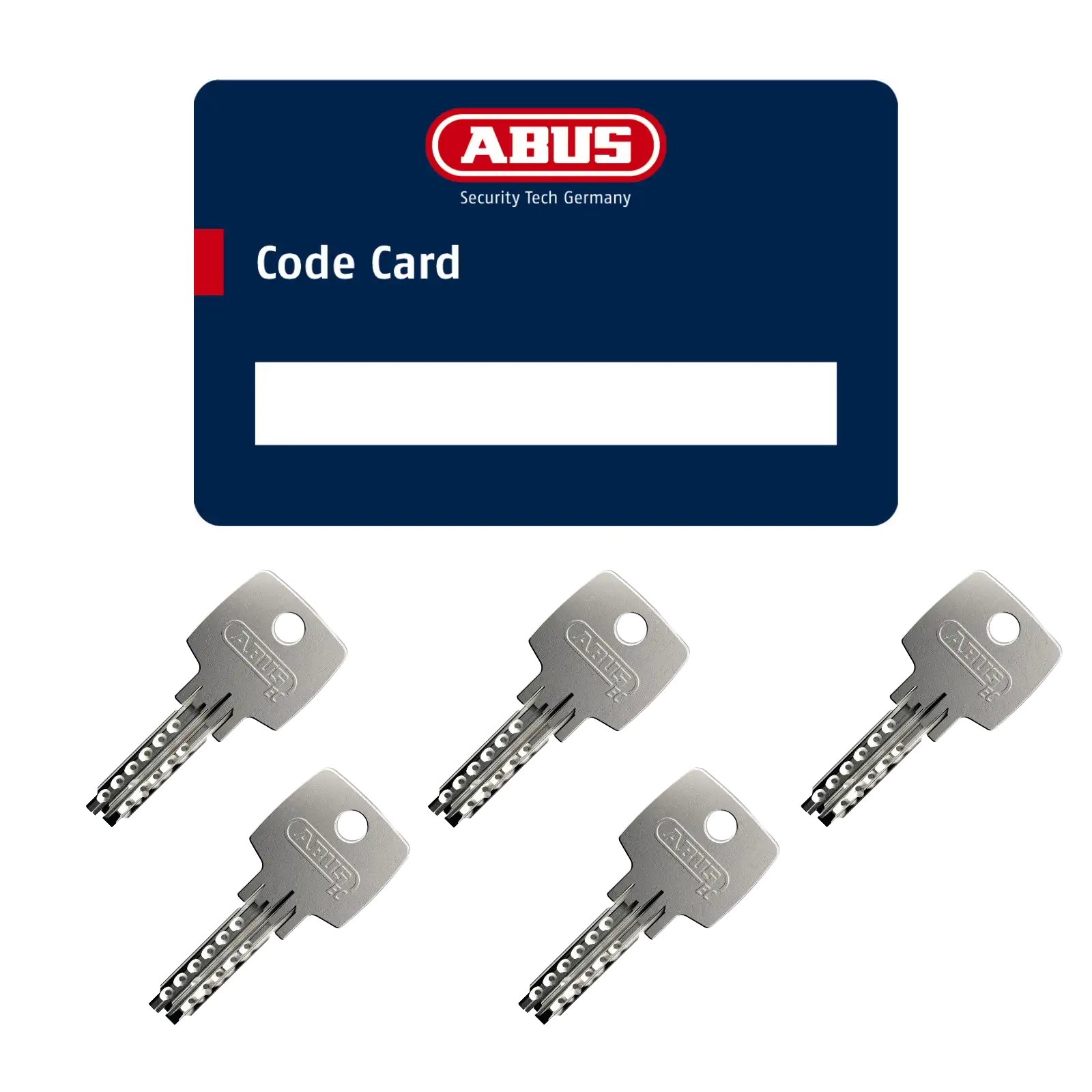 ABUS Diskus Vorhangschloss 25/70 mit 5 Wendeschlüsseln und Code-Karte