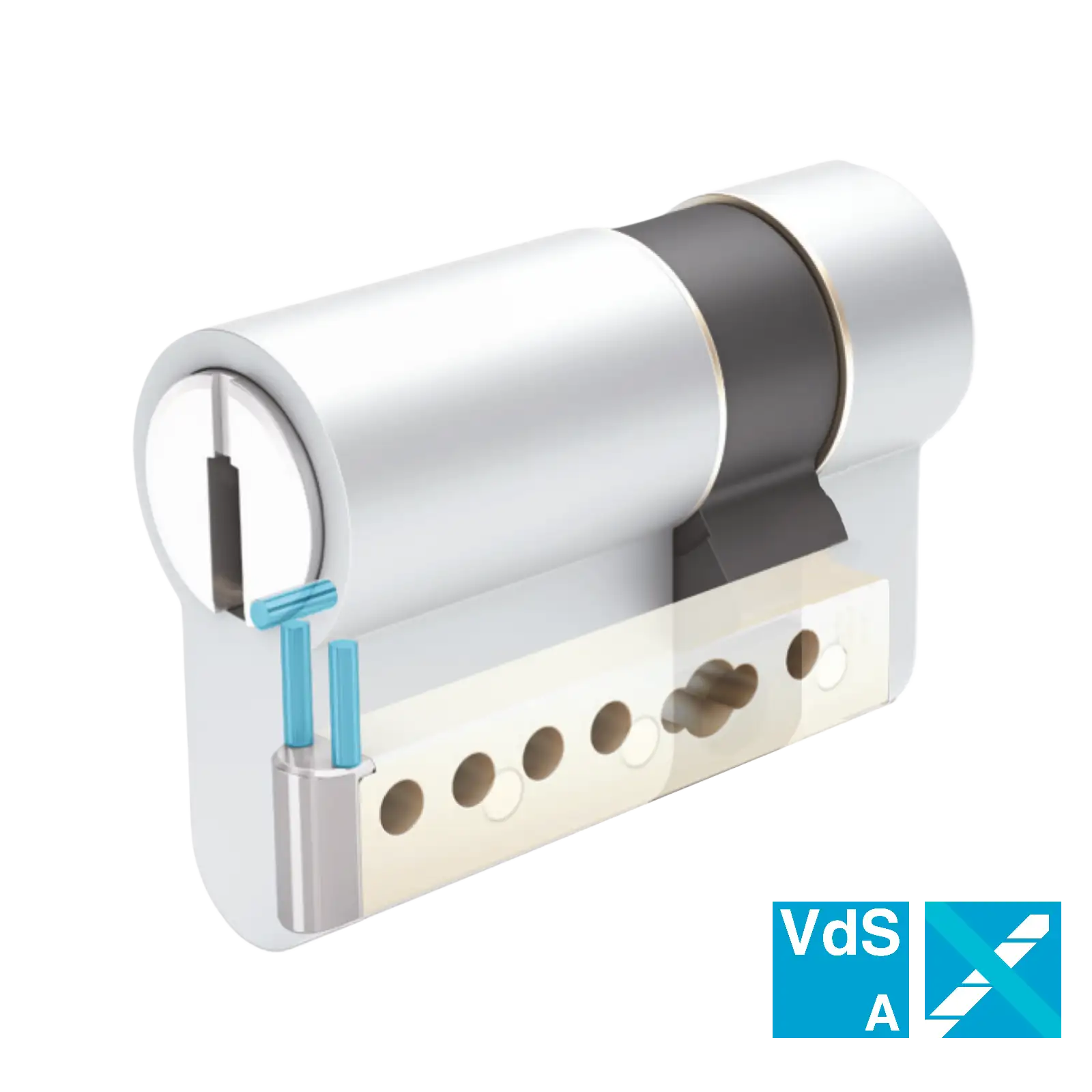 Halbzylinder KESO 8000 Omega2 Standard - Innenansicht