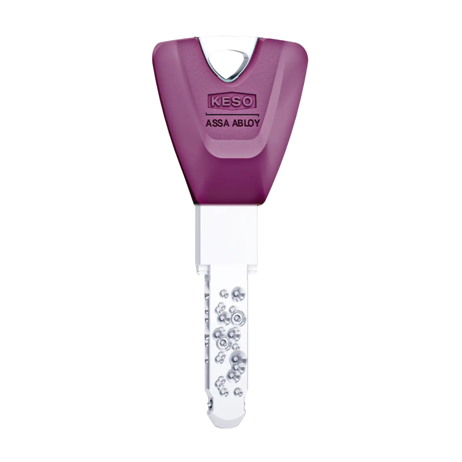 KESO 8000 Omega Extra-Langschlüssel 80.E03 mit Farbkappe berry