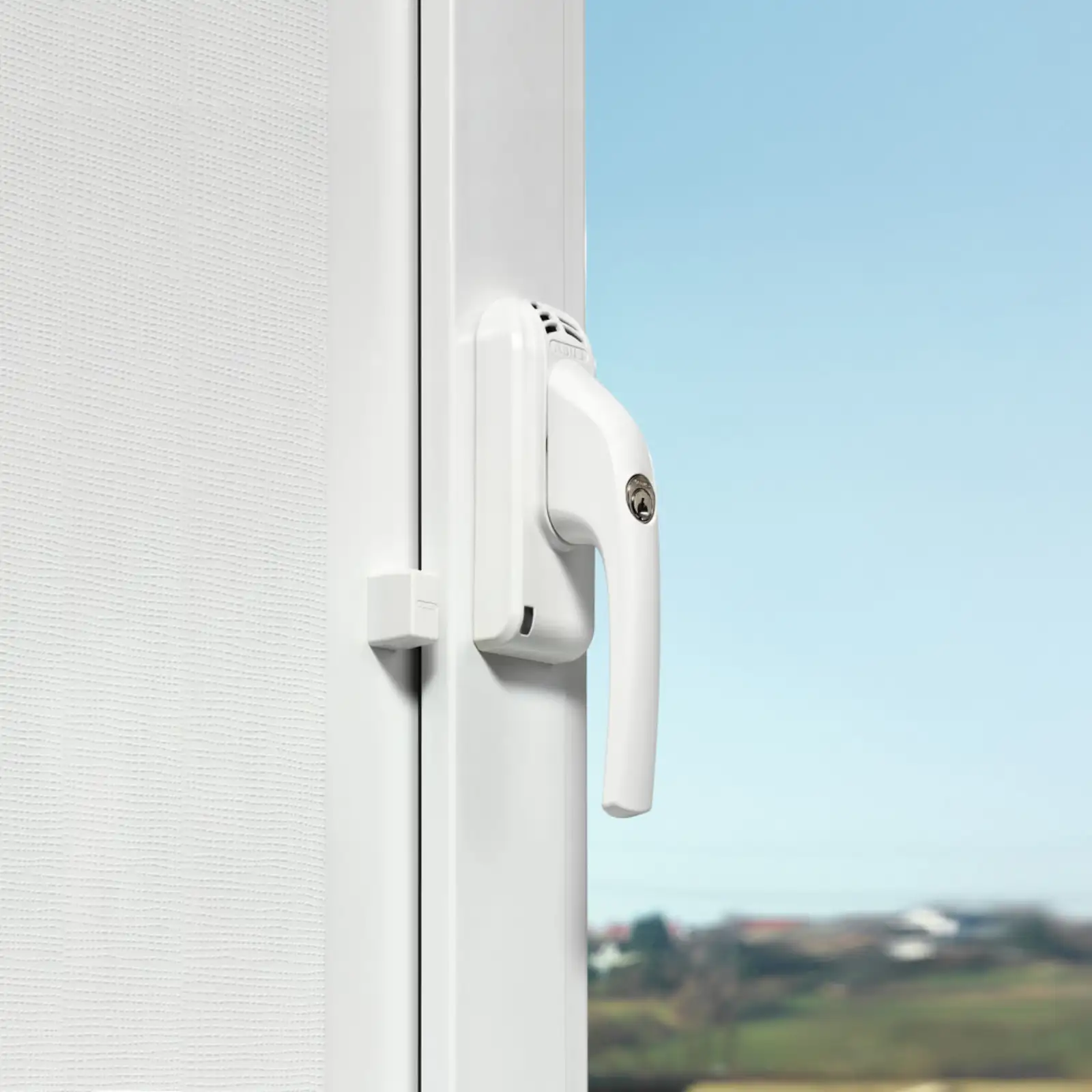 ABUS abschließbarer Fenstergriff mit Alarm FG300A - Montagebeispiel