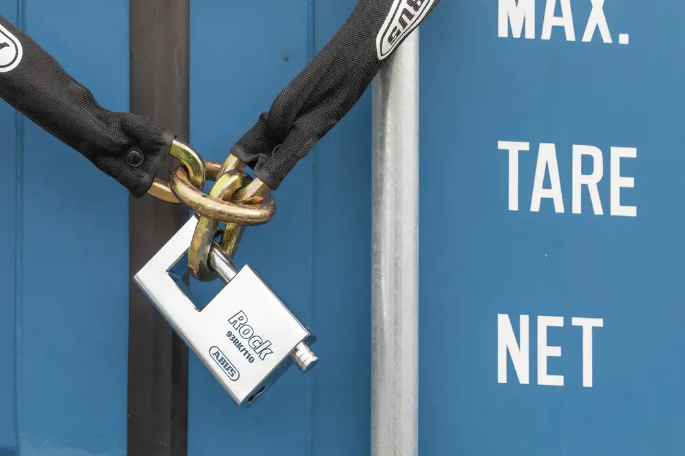 ABUS Blockschloss Rock 93RK/110 zum Verschließen eines Containers
