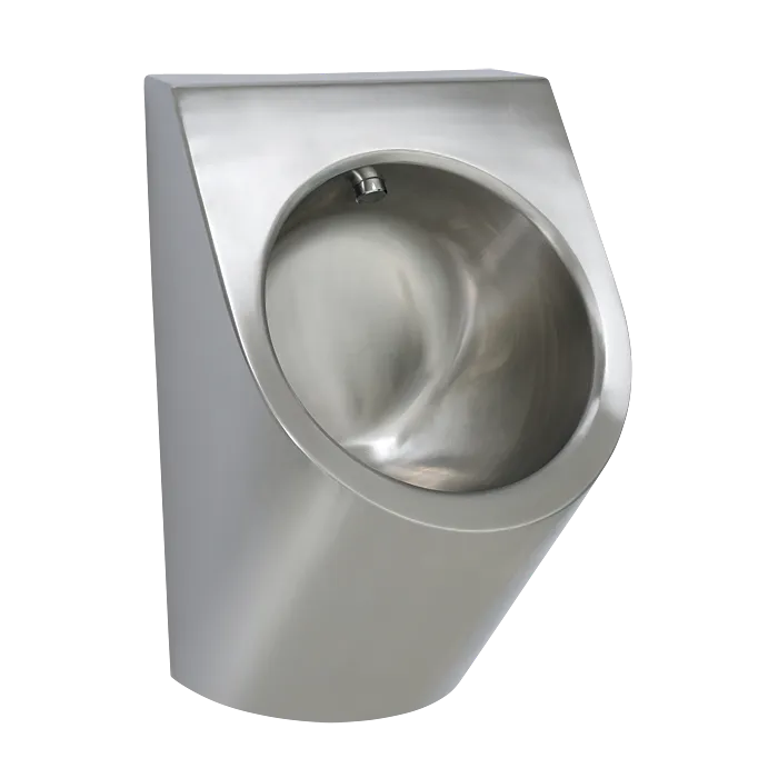Edelstahl Urinal SLPN07C mit thermischer Spülung, vandalensicher, 24 V Netzbetrieb