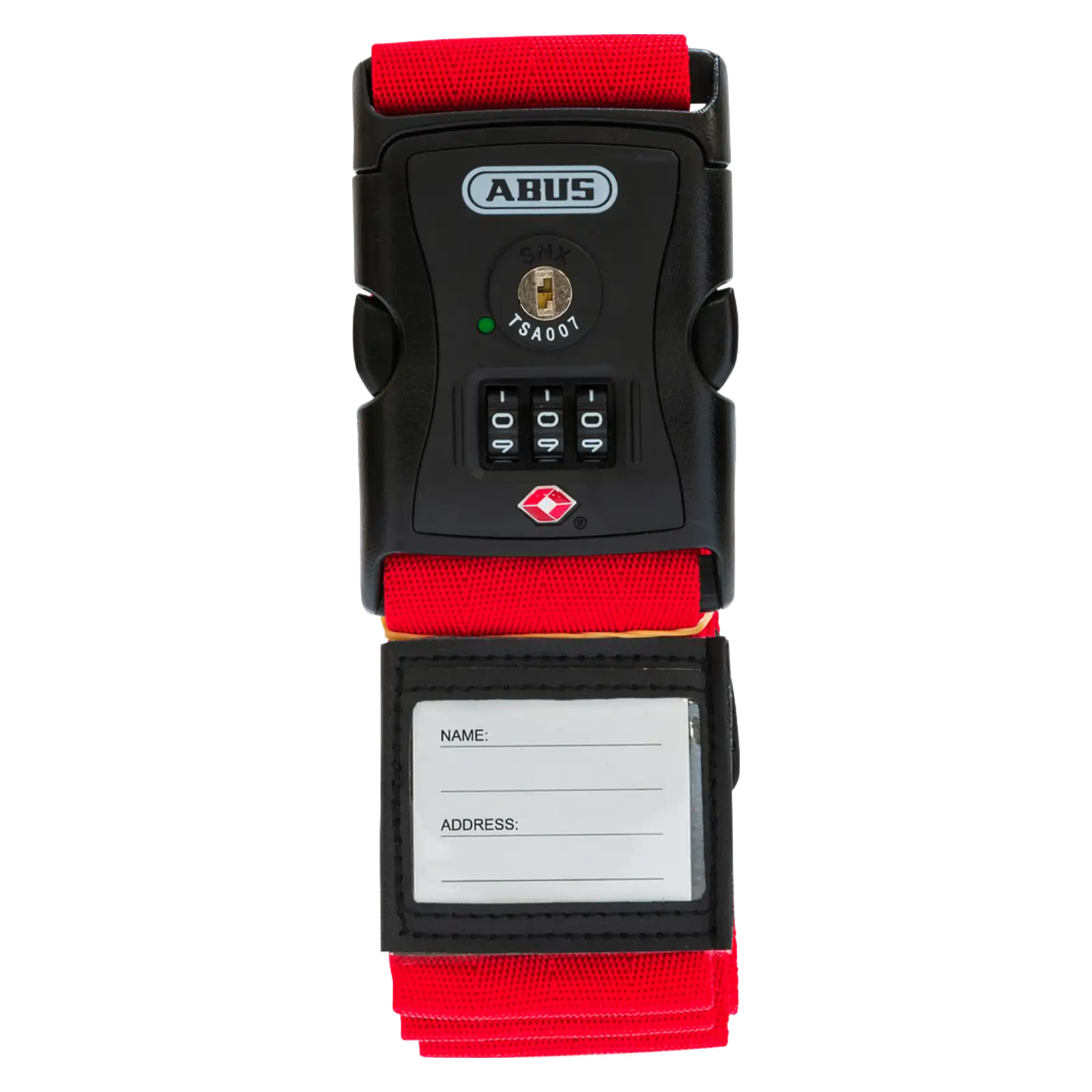 ABUS TSA Kofferbandschloss 620 - rot