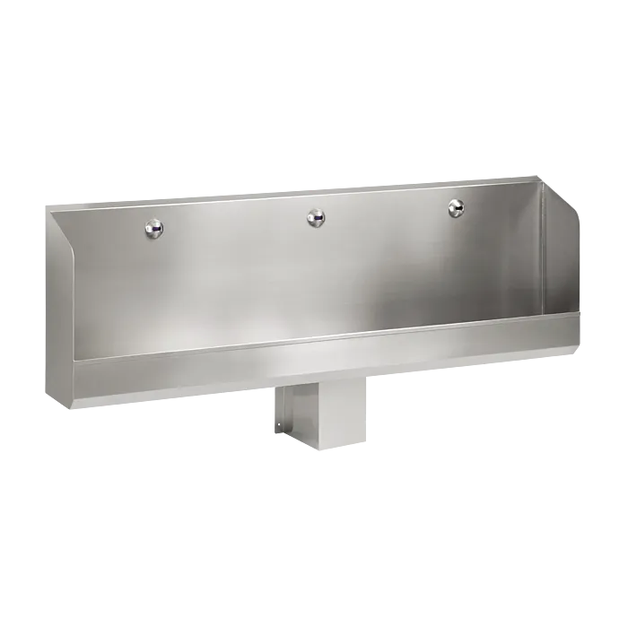 Sanela Edelstahl Urinalrinne SLPN04E mit 24 V Infrarot-Spülung - 1800 mm