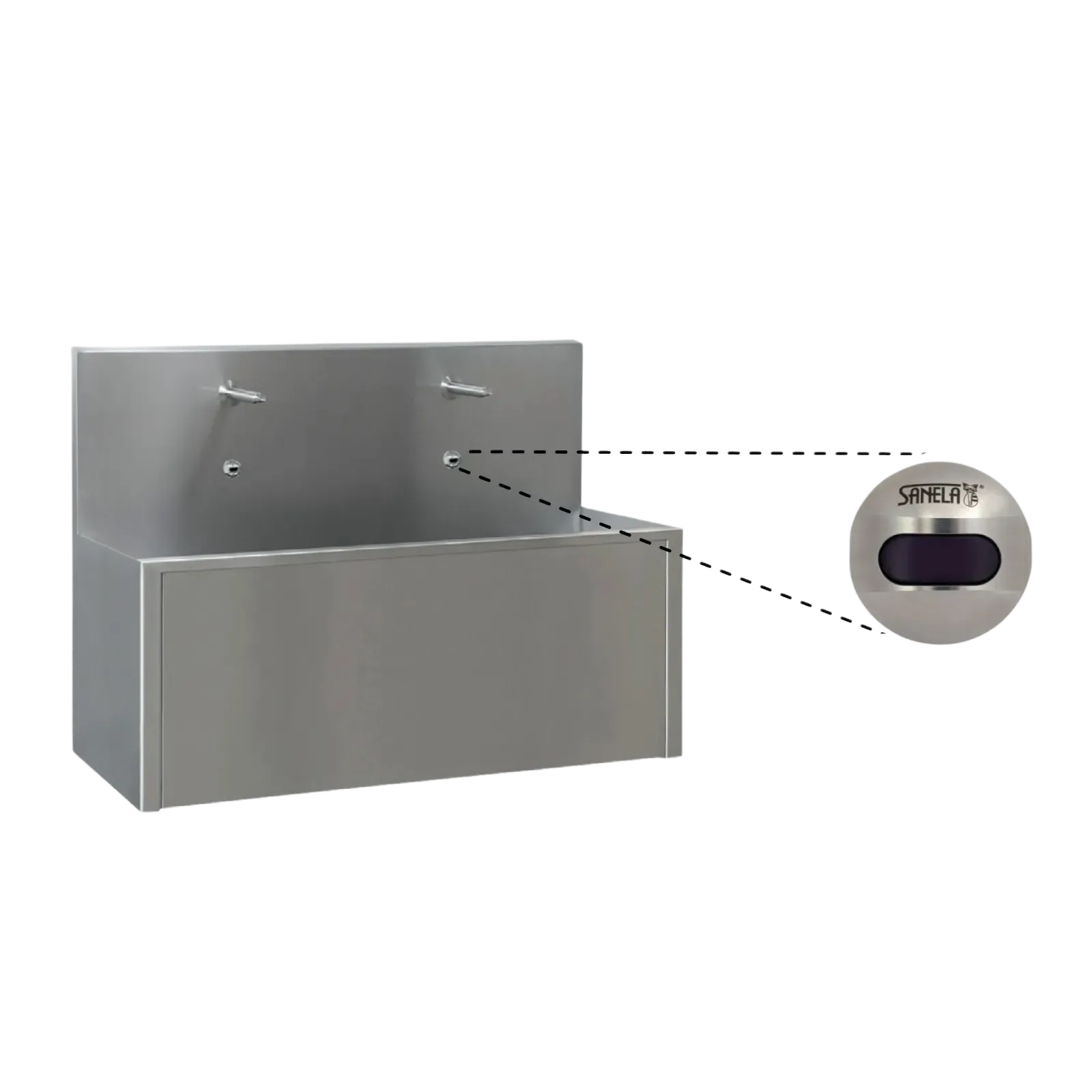Infrarot-Sensor Edelstahl Waschrinne SLUN80EA