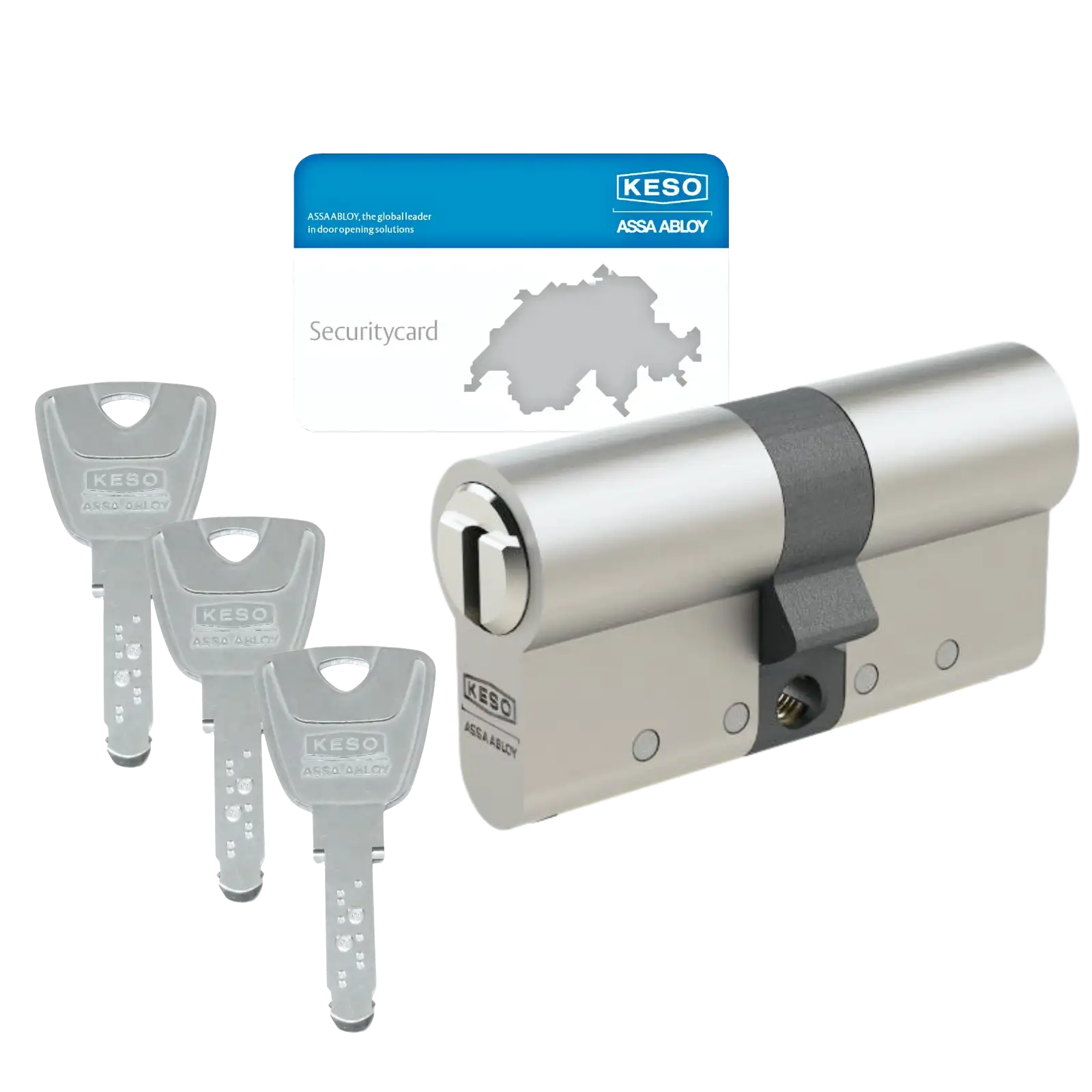 KESO 6000 FP2 Doppelzylinder FZG mit Freilauffunktion und Ziehschutz