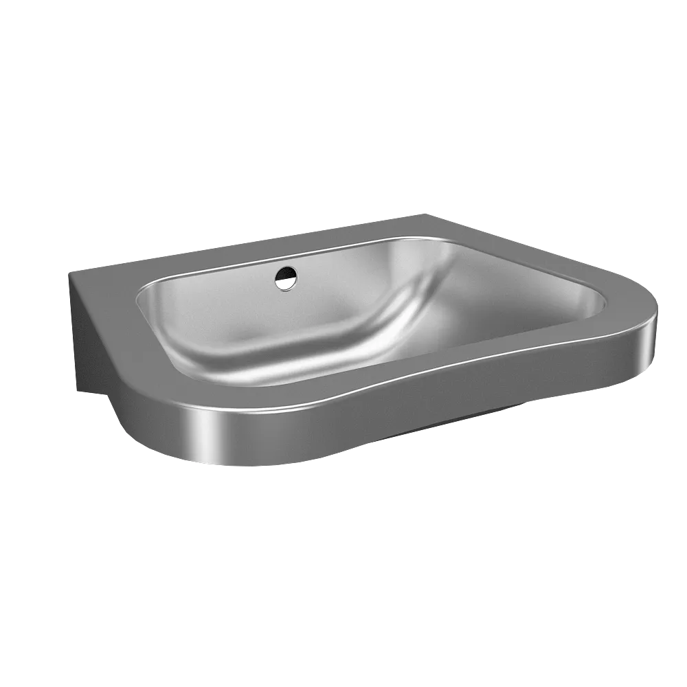 Edelstahl Handwaschbecken behindertengerecht SLUN66