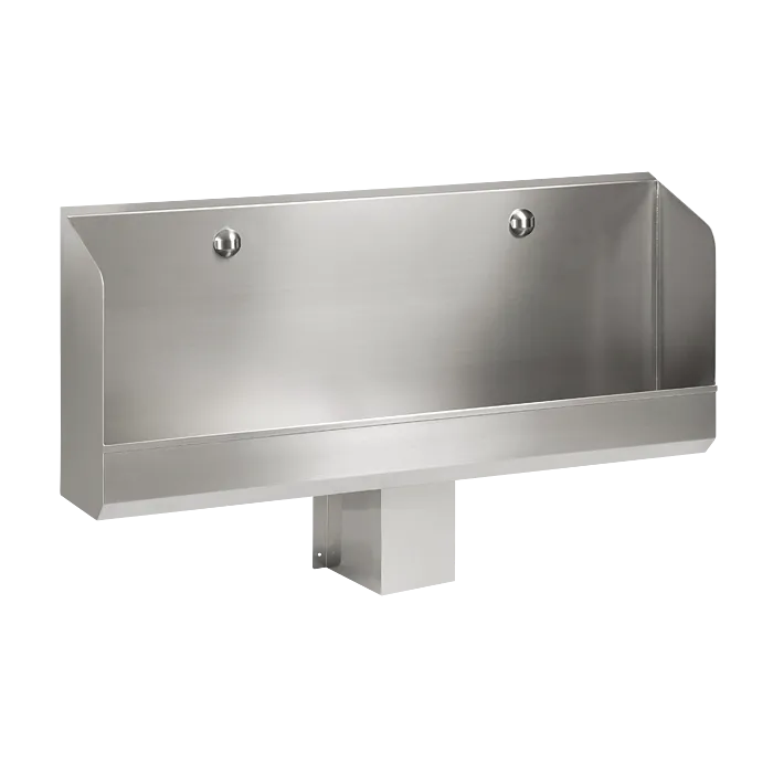 SANELA Edelstahl Urinalrinne SLPN03C mit 24V Thermischer-Spülung, 1200 mm