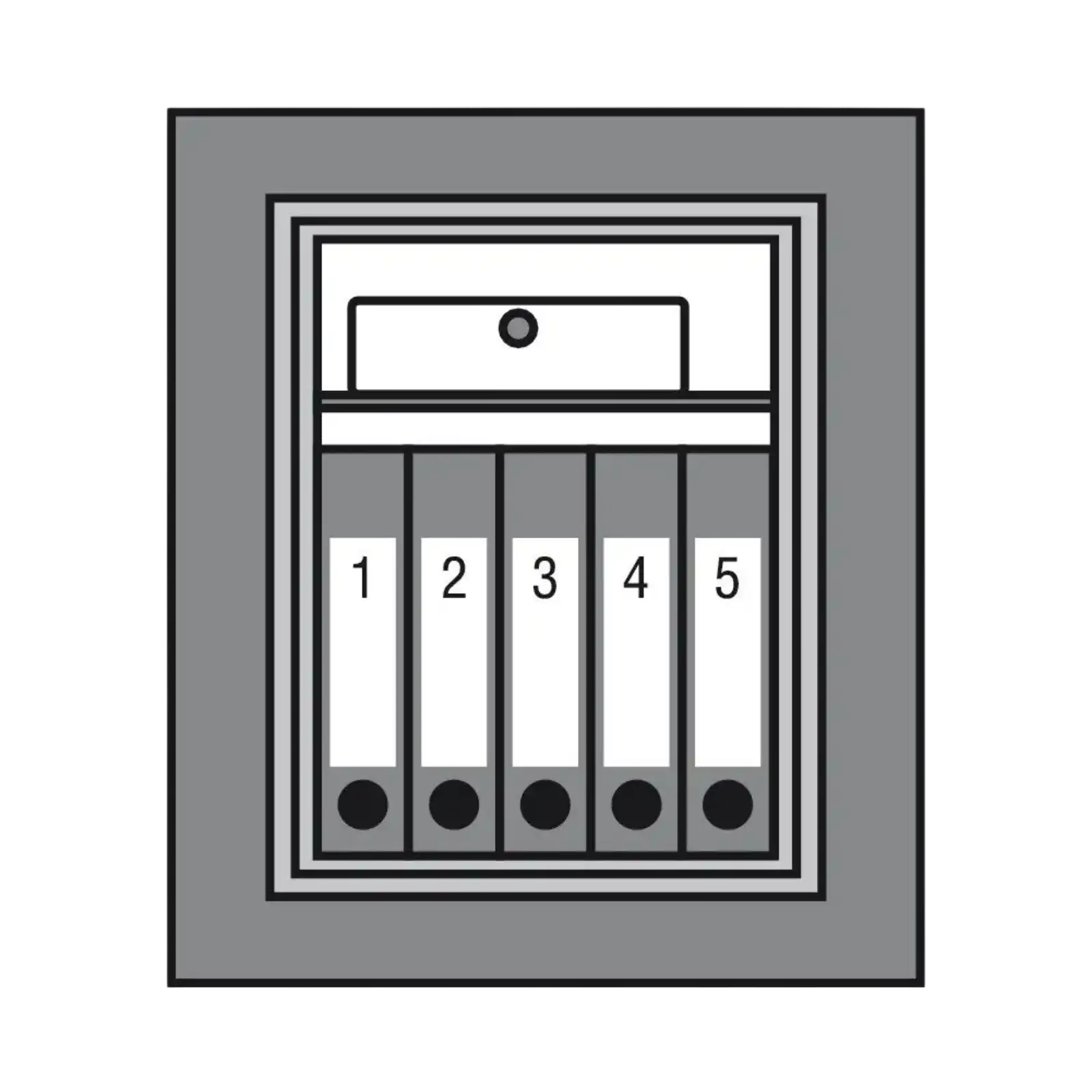 Burg Wächter Wertschutzschrank Office-Line 811 - Innenraumnutzung